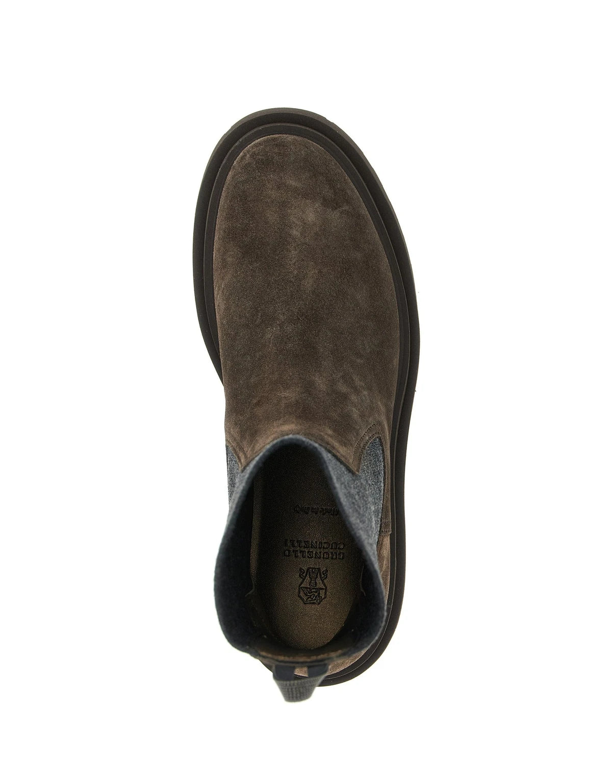 Brunello Cucinelli Ankle Boots in brown, Calfskin Leather — view 4
