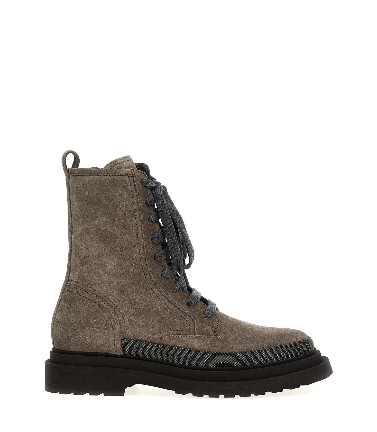 Brunello Cucinelli Ankle Boots in gray, Leather
