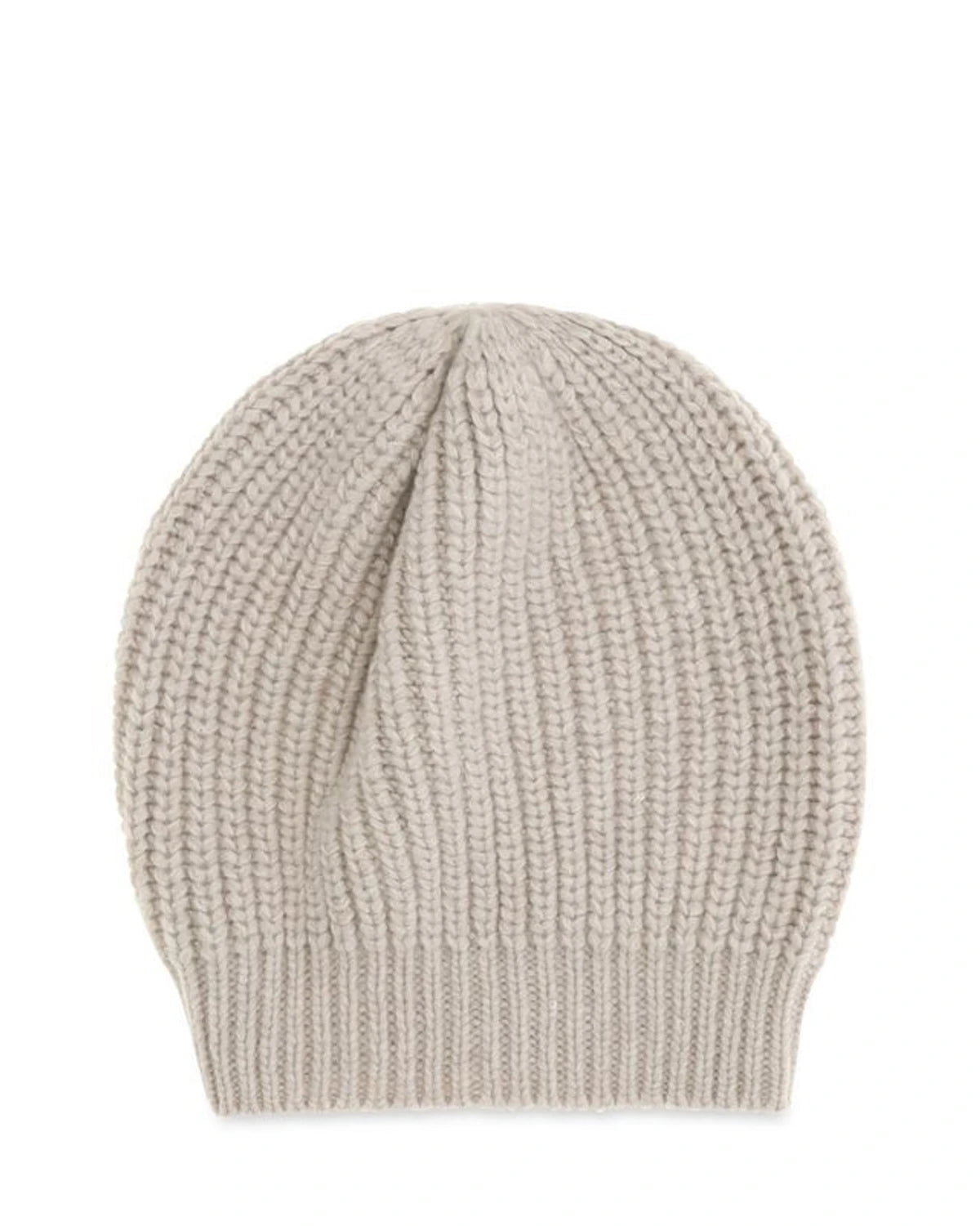 Brunello Cucinelli Beanie in beige, Silk