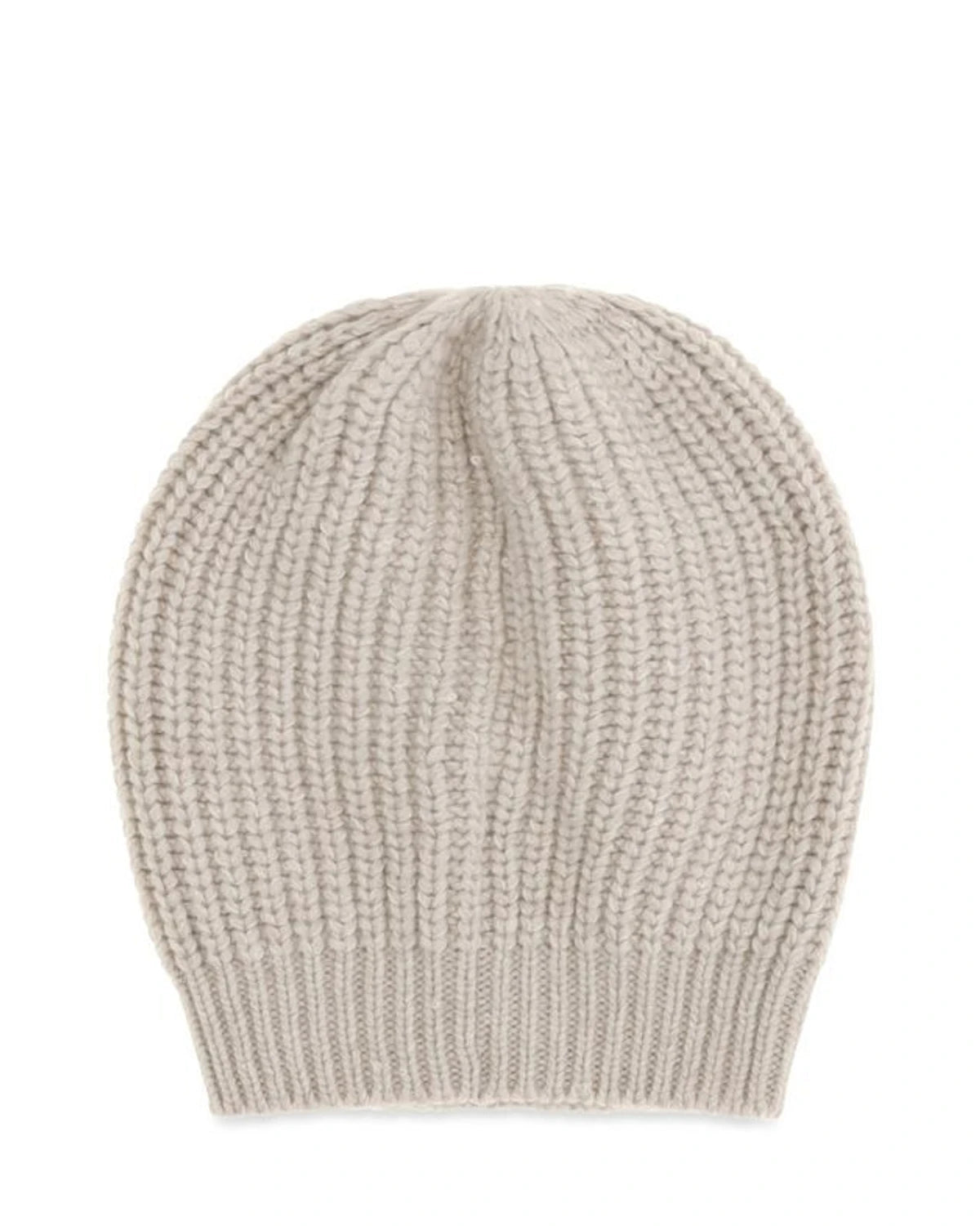 Brunello Cucinelli Beanie in beige, Silk — view 2