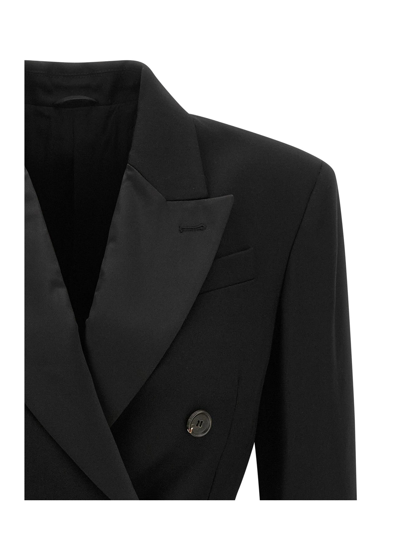 Brunello Cucinelli Blazer in black, Virgin Wool — view 3