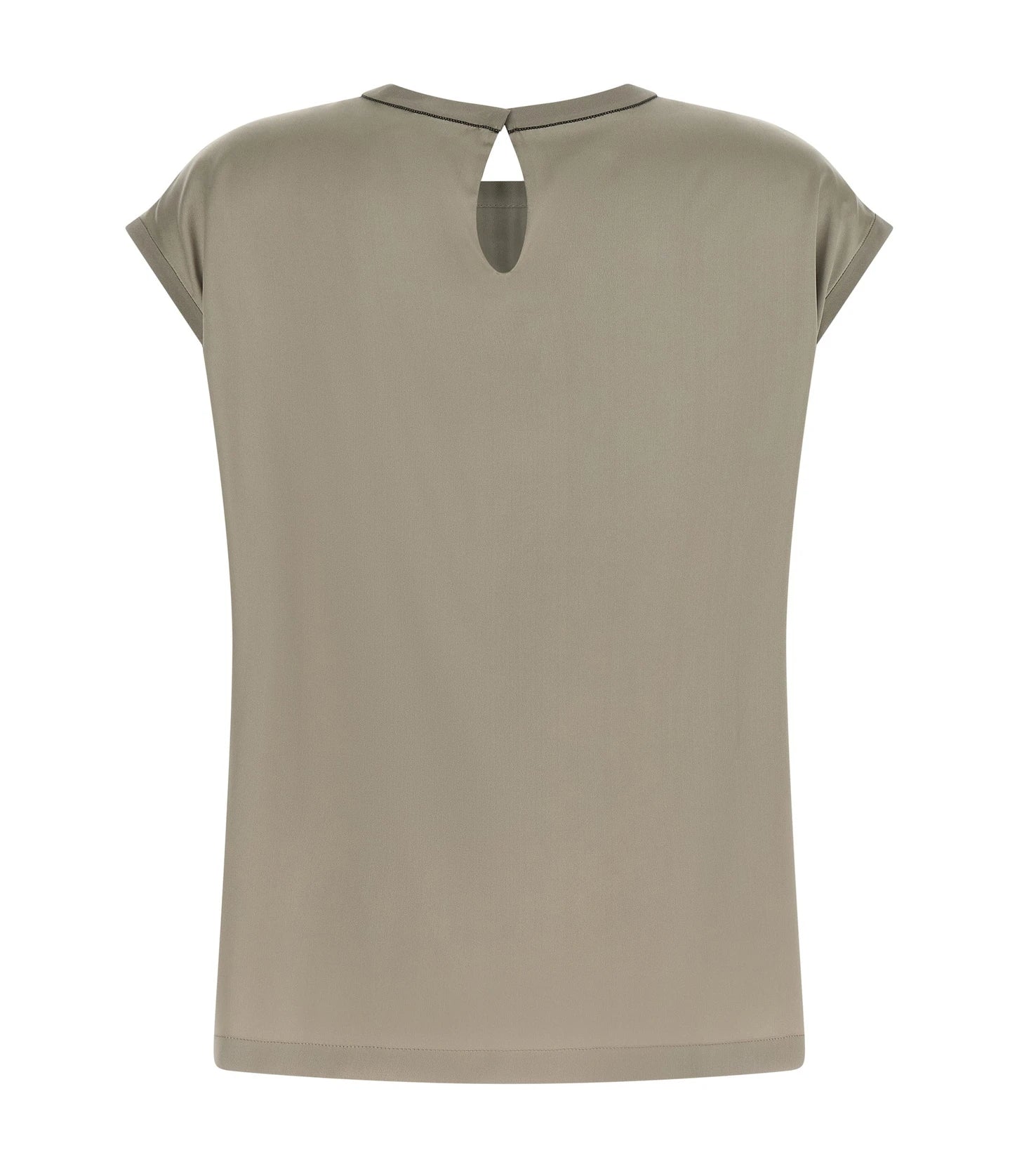 Brunello Cucinelli Blouse in beige, Silk — view 2