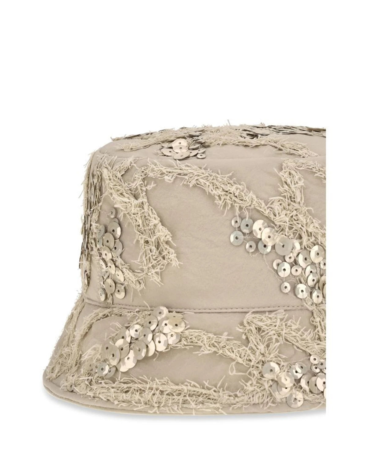 Brunello Cucinelli Bucket Hat in beige, Silk — view 3