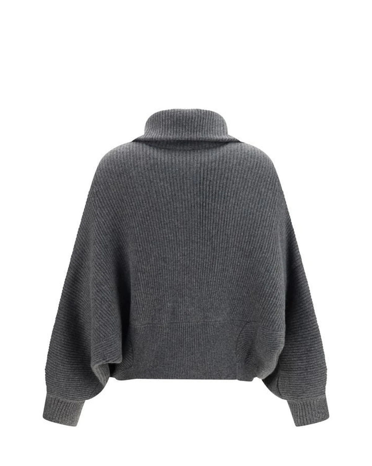 Brunello Cucinelli Cardigan in gray, Kashmir — view 2