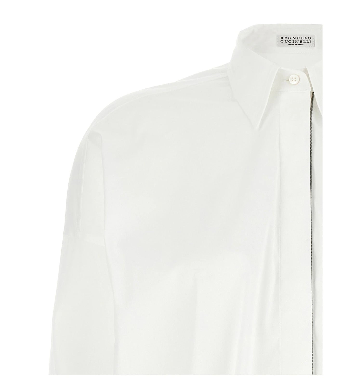 Brunello Cucinelli Dress Shirt in white, Cotton — view 3