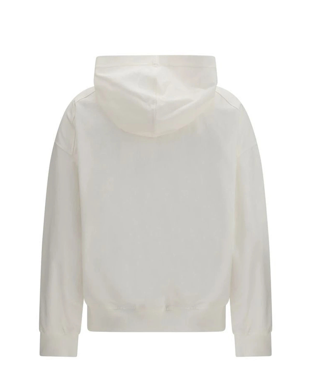Brunello Cucinelli Hoodie in white, Cotton — view 2