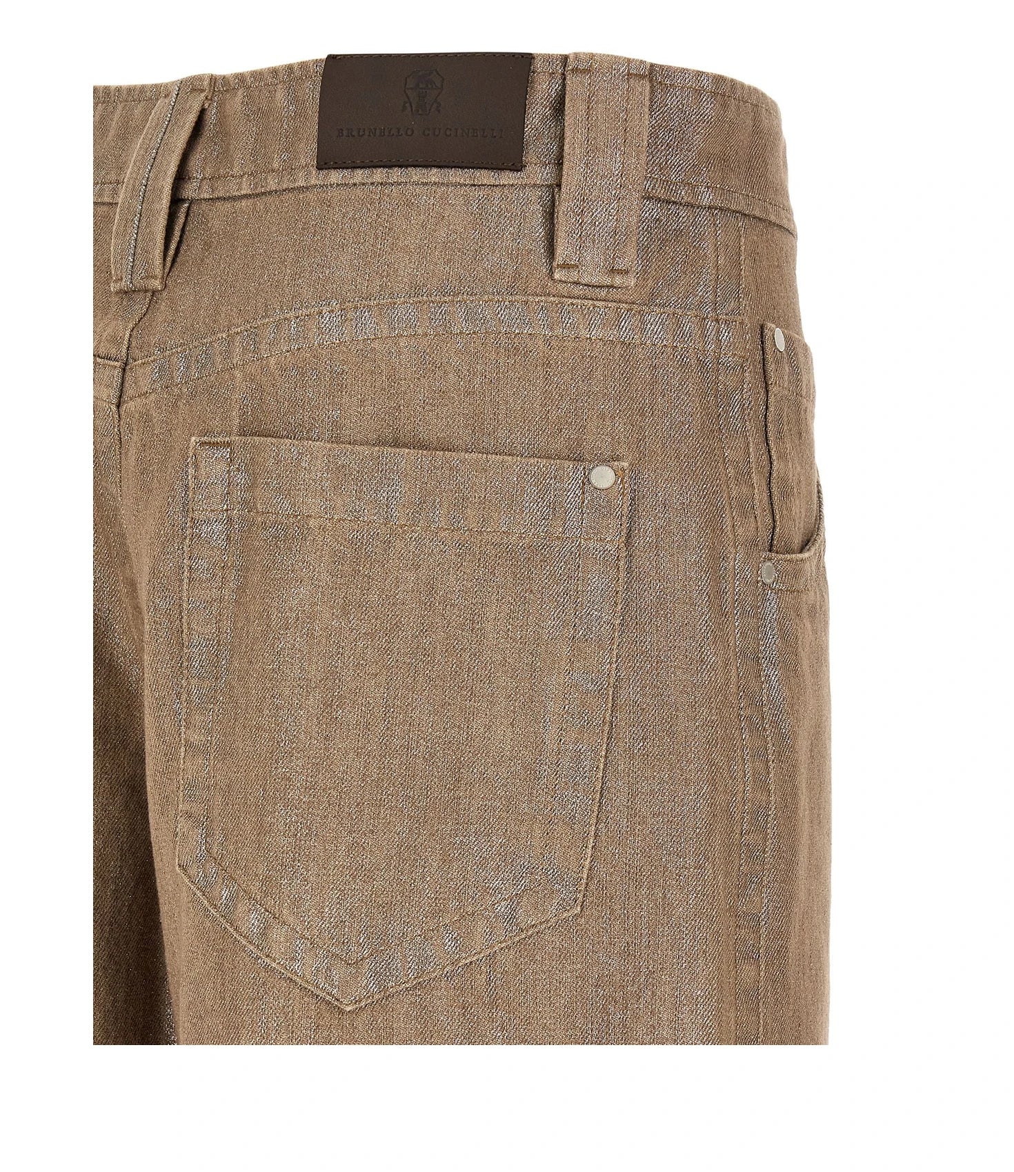 Brunello Cucinelli Jean in beige, Cotton β view 4