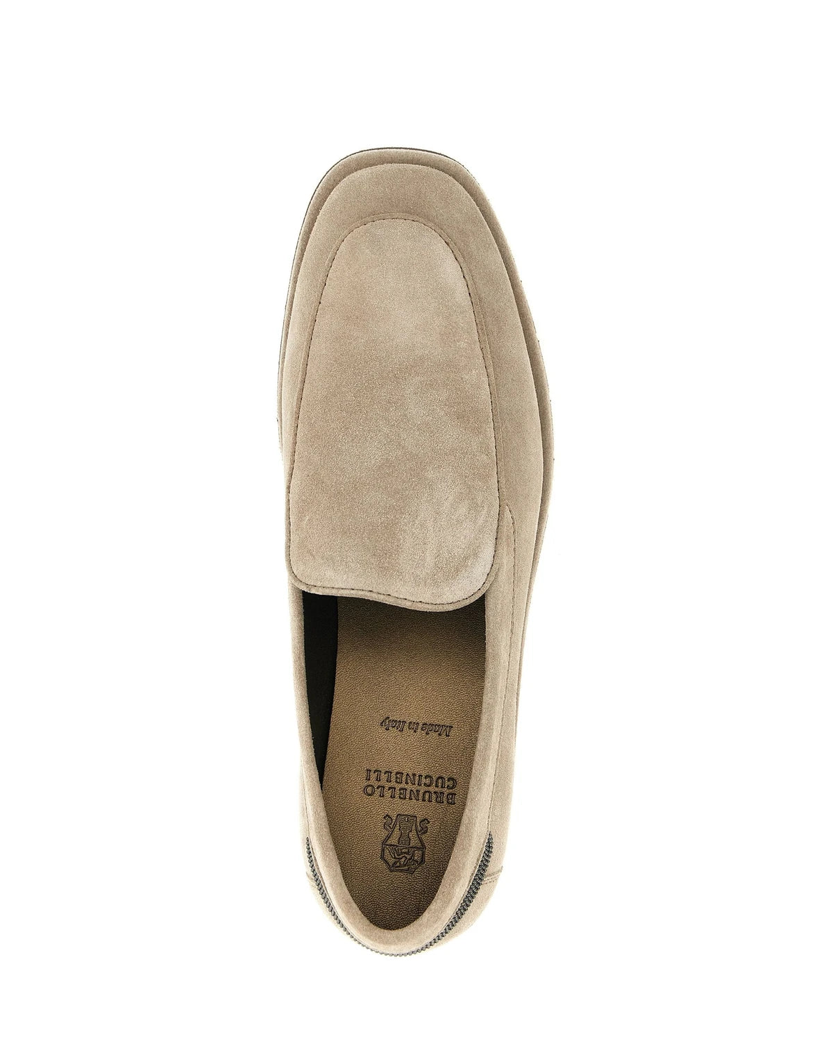 Brunello Cucinelli Loafers in beige, Calfskin Leather — view 4