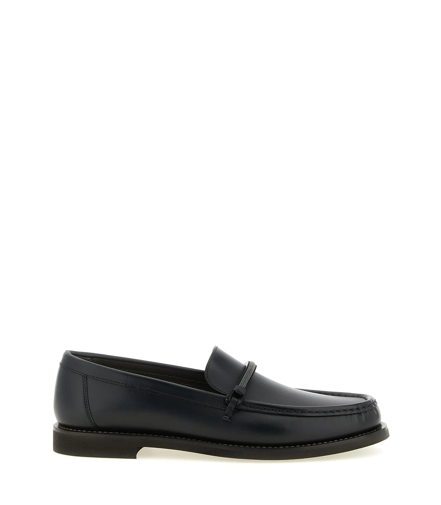 Brunello Cucinelli Loafers in black, Calfskin Leather