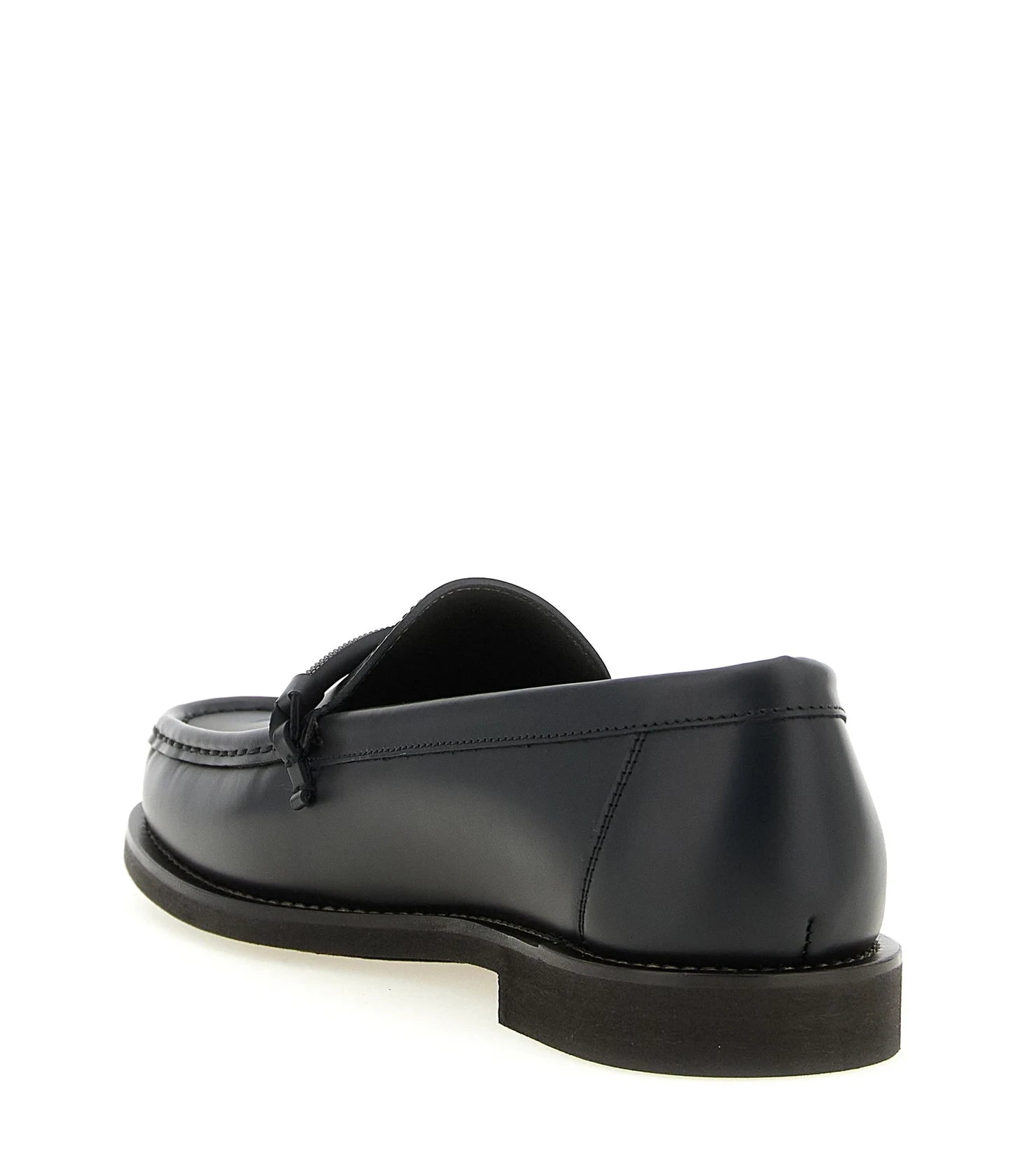 Brunello Cucinelli Loafers in black, Calfskin Leather — view 3