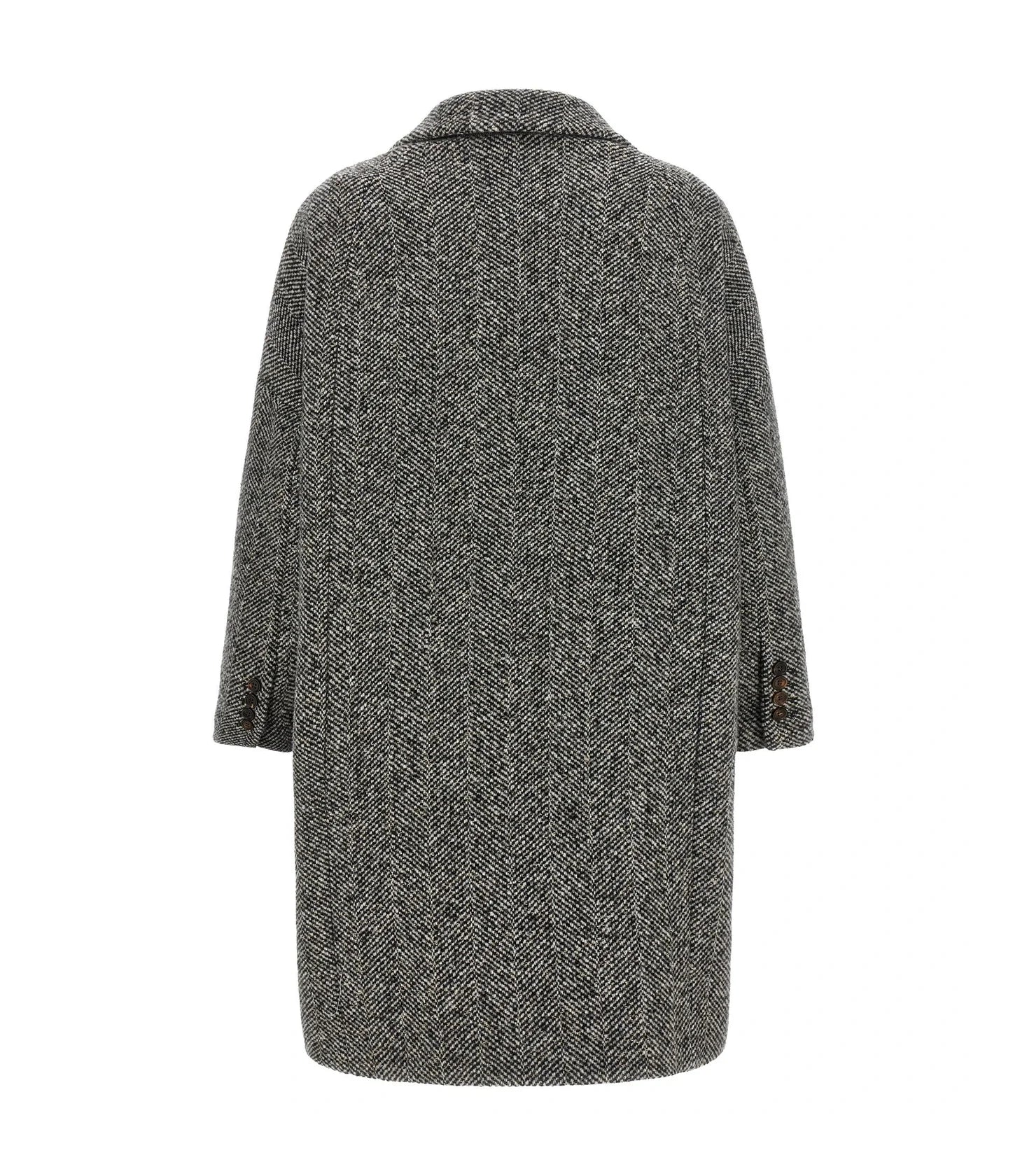 Brunello Cucinelli Overcoat in gray — view 2