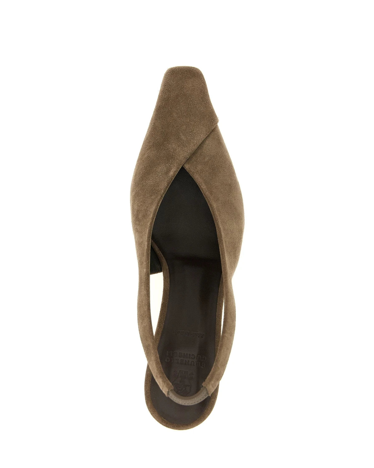 Brunello Cucinelli Pumps in gray, Calfskin Leather — view 4