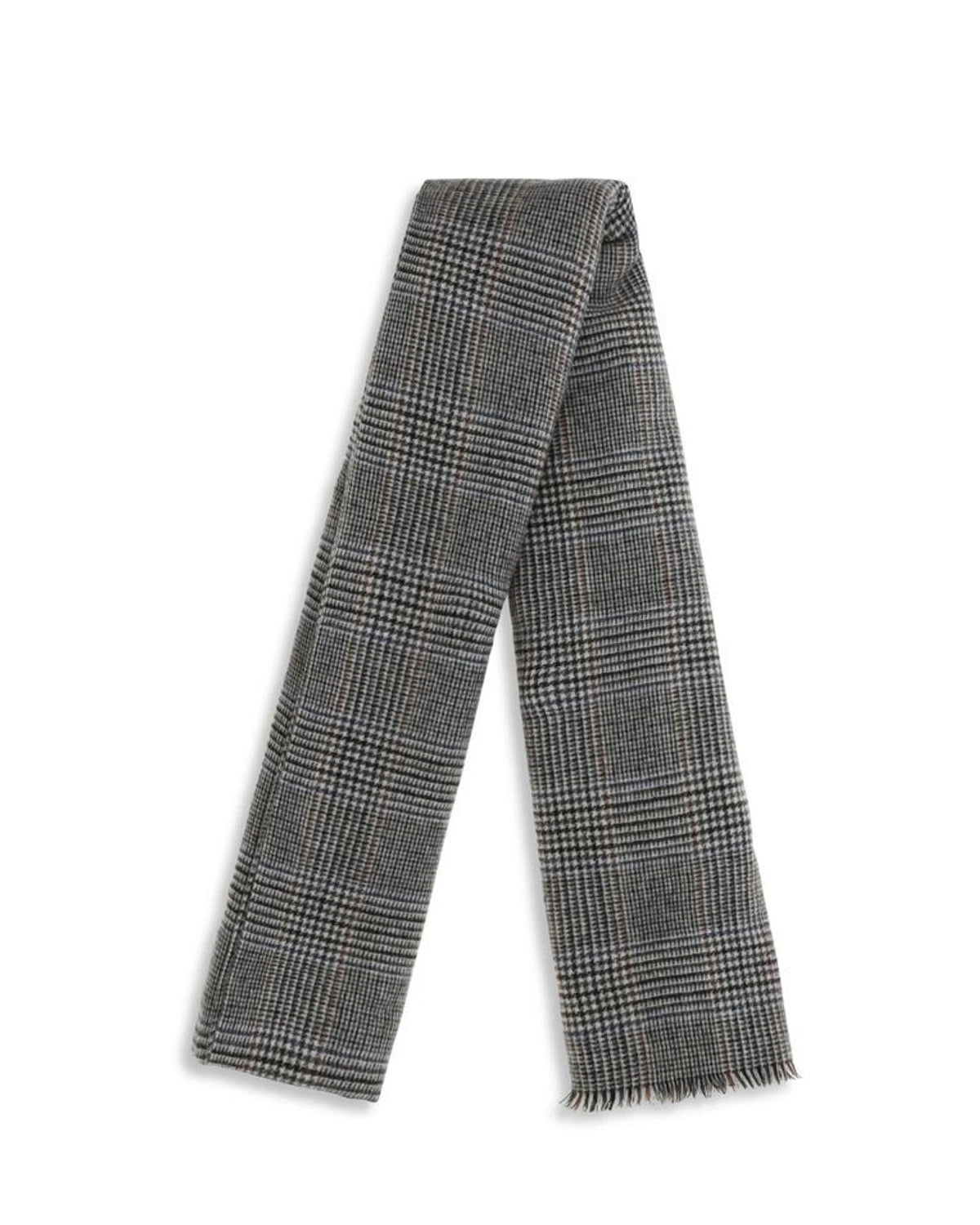 Brunello Cucinelli Scarves & Shawl in gray, Kashmir — view 2