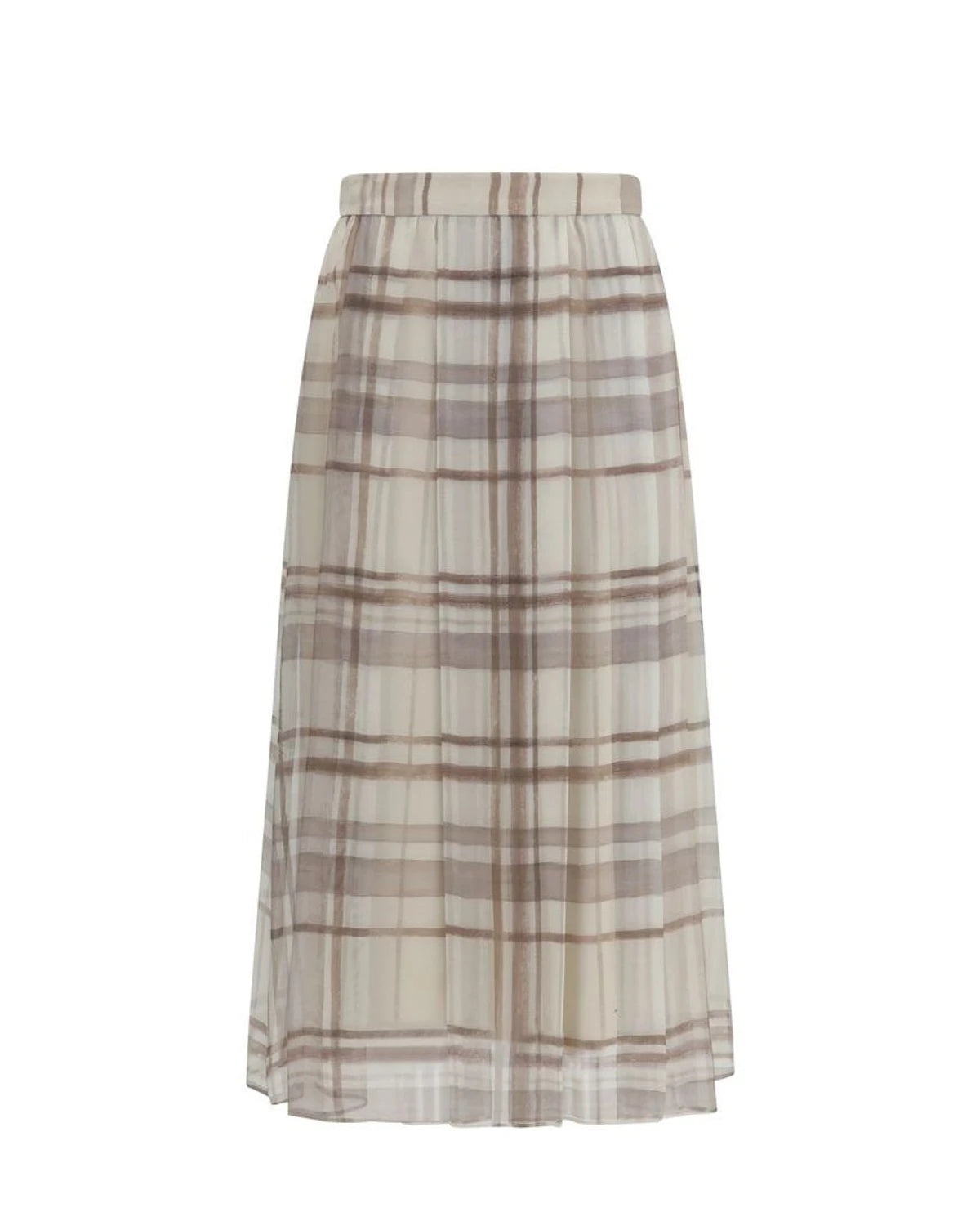 Brunello Cucinelli Skirt in beige, Silk