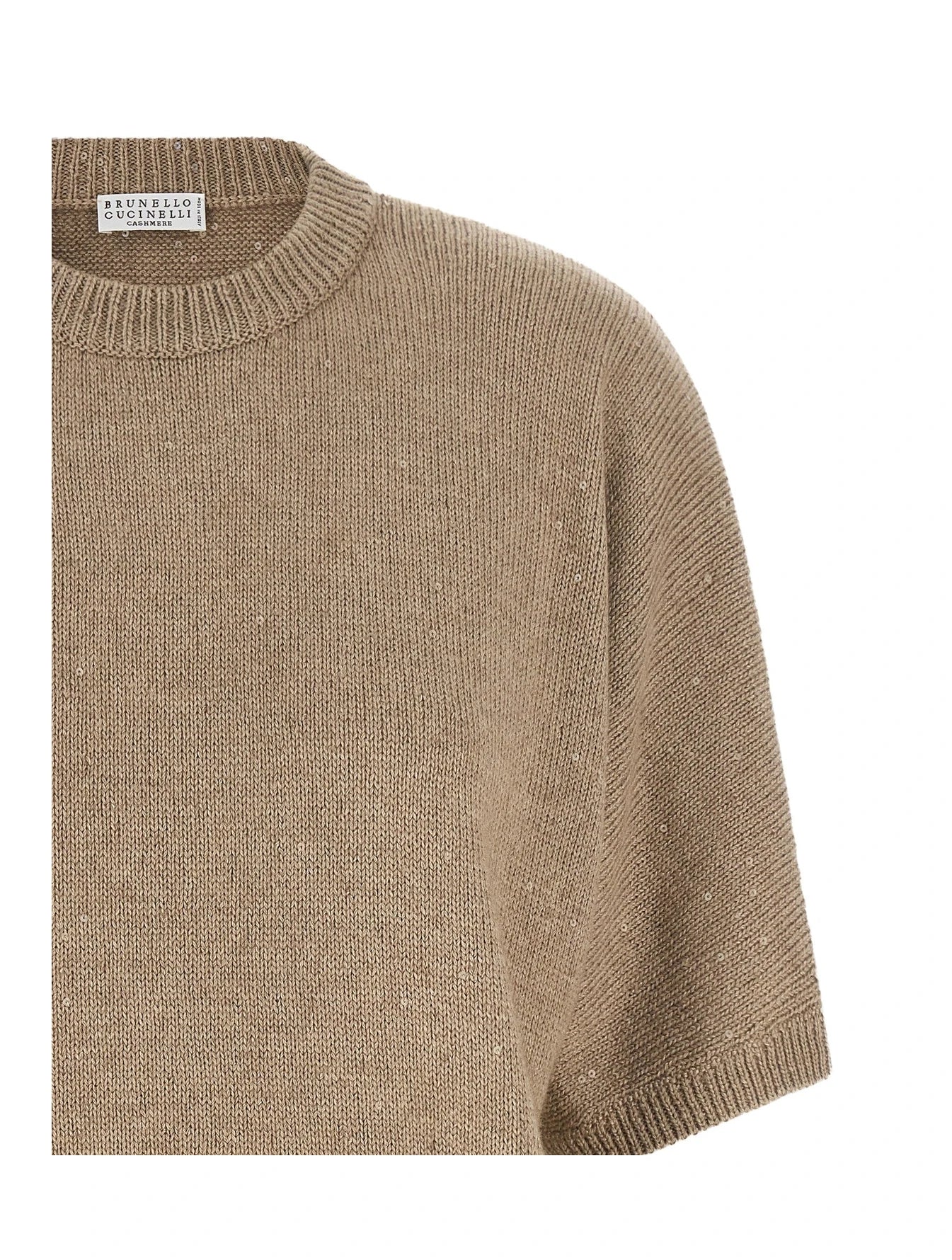 Brunello Cucinelli Sweater in beige, Cashmere — view 3