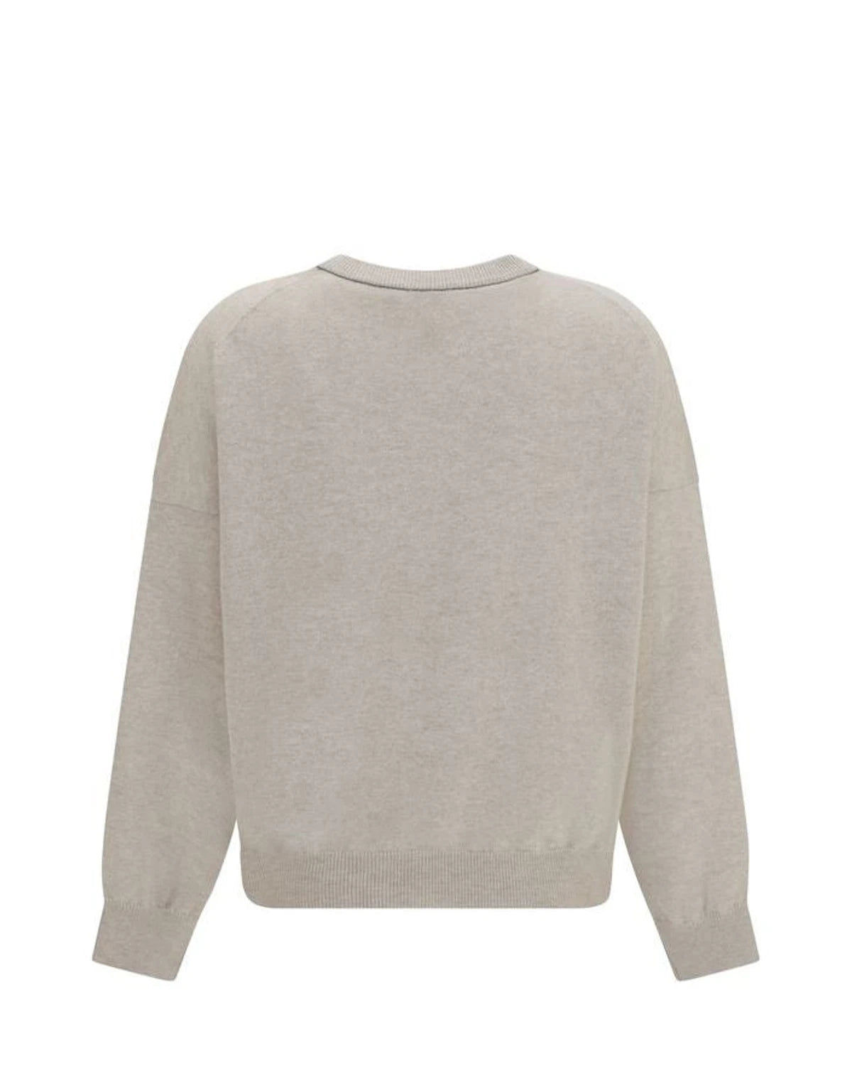 Brunello Cucinelli Sweater in beige, Kashmir — view 2