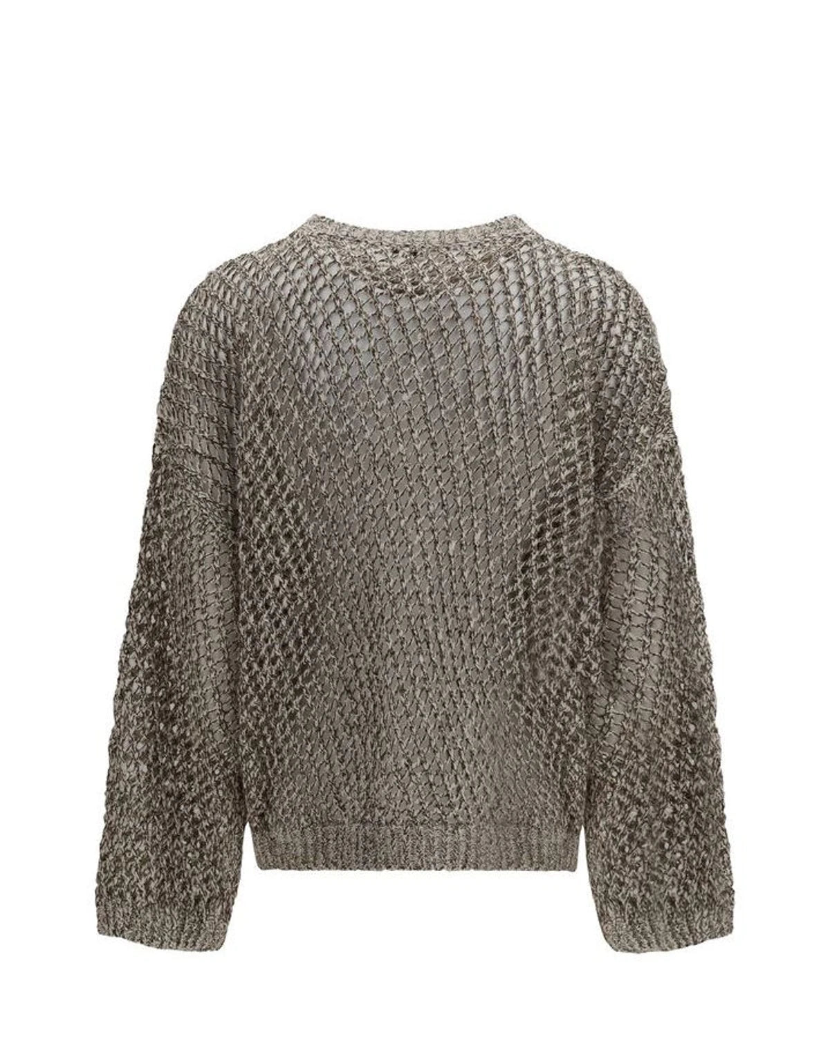 Brunello Cucinelli Sweater in beige, Silk — view 2
