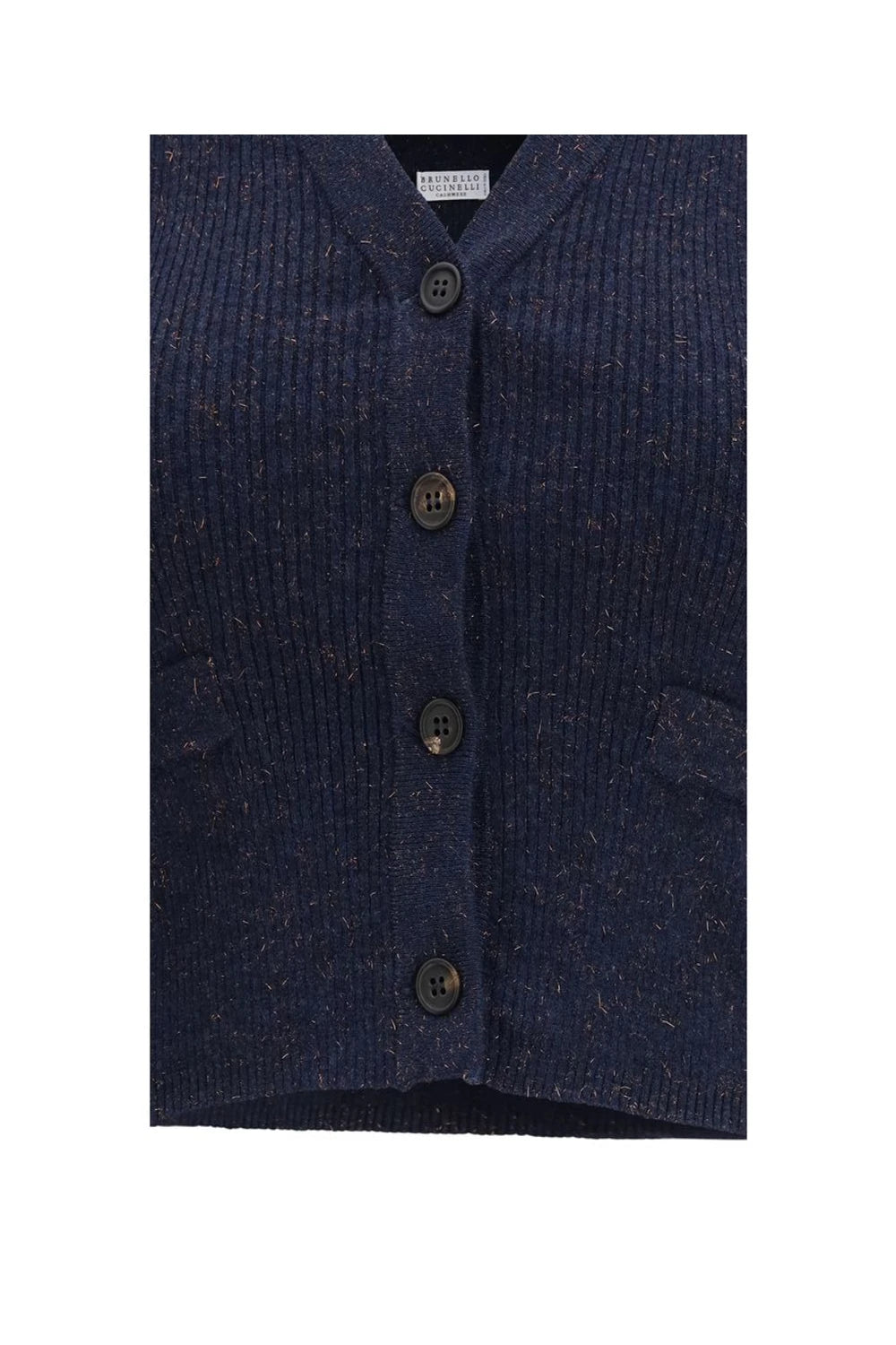 Brunello Cucinelli Sweater in blue, Kashmir — view 3