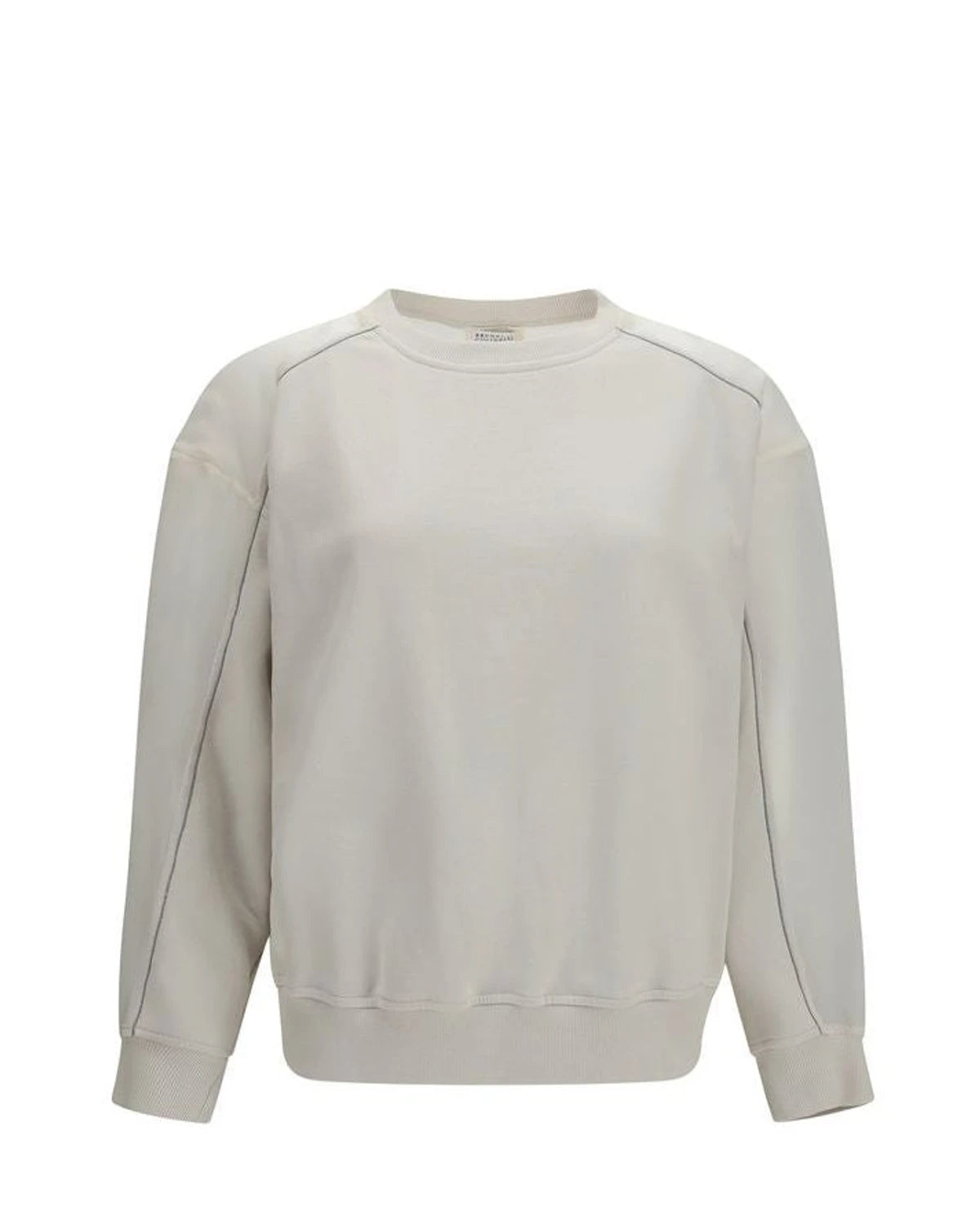 Brunello Cucinelli Sweatshirt in white, Cotton