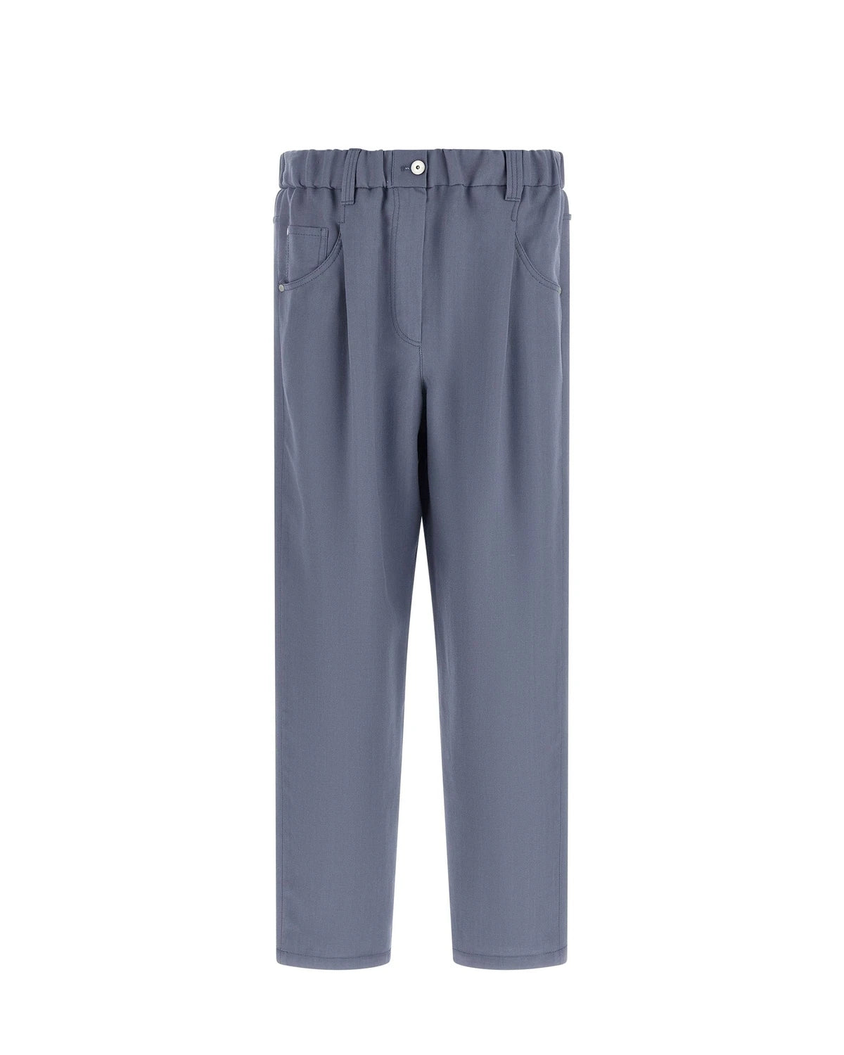 Brunello Cucinelli Trouser in blue, Viscose