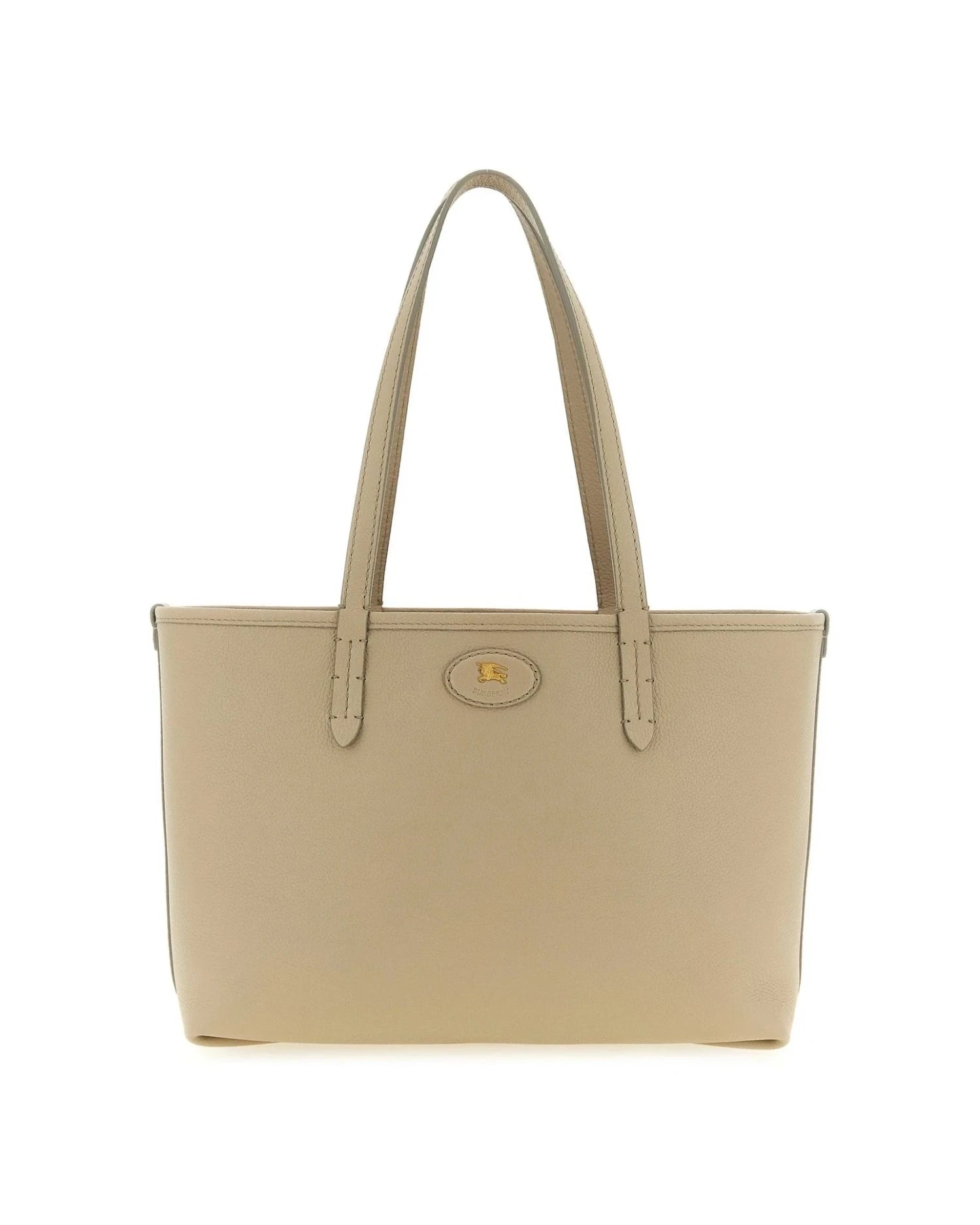 Burberry Tote Bag in beige, Calfskin Leather