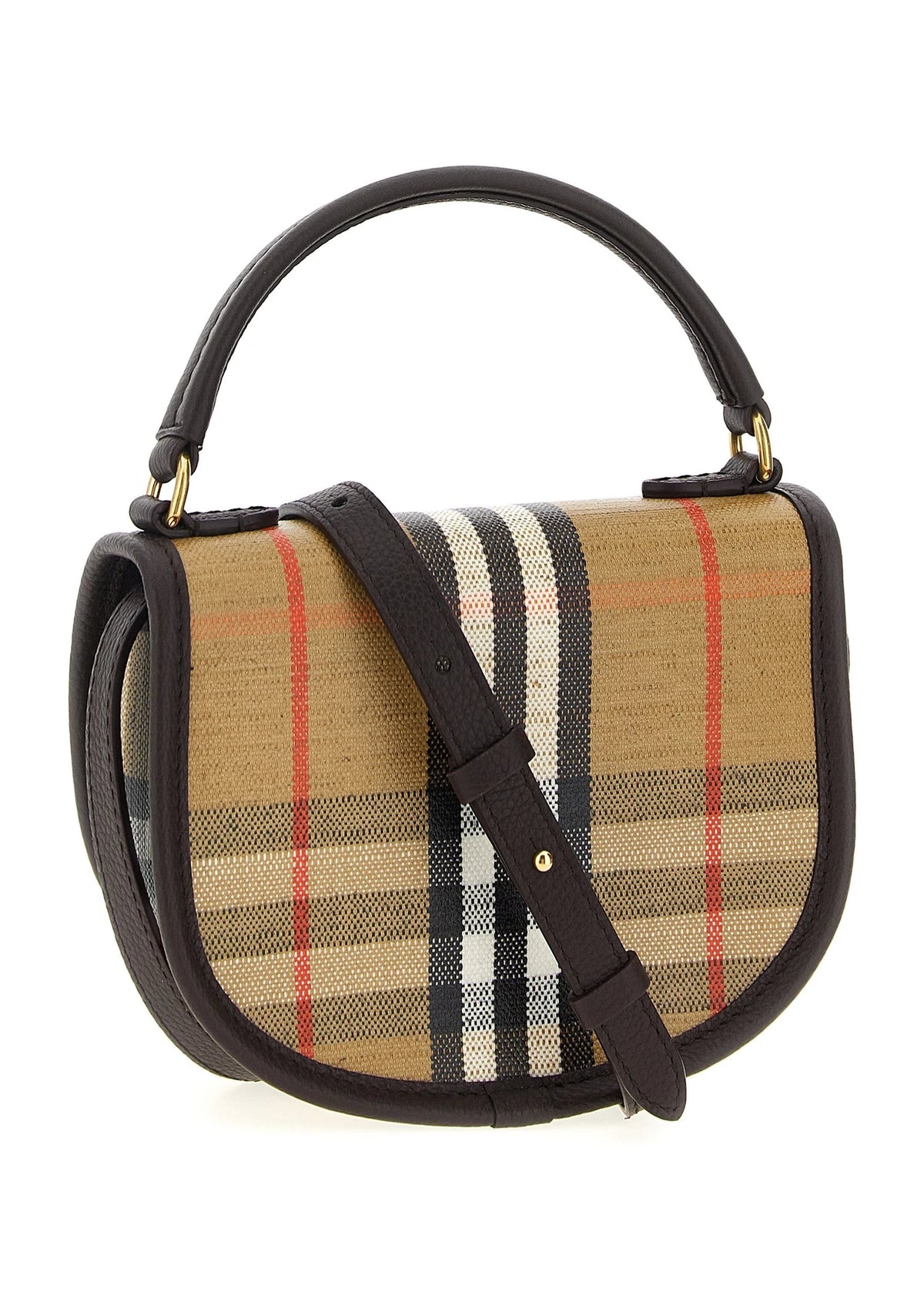 Burberry Baguette Handbag in multicolor, Cotton — view 2