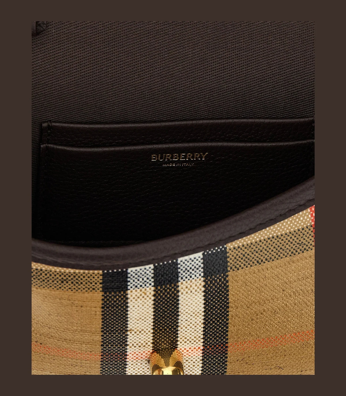 Burberry Baguette Handbag in multicolor, Cotton — view 4