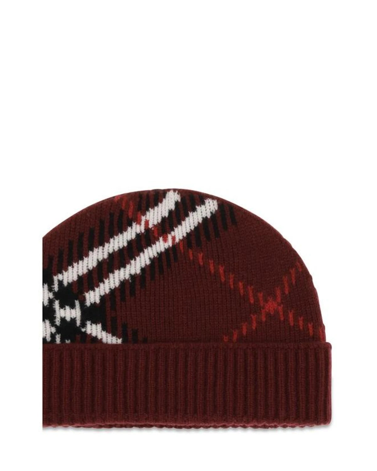 Burberry Beanie in red, Kashmir — view 3