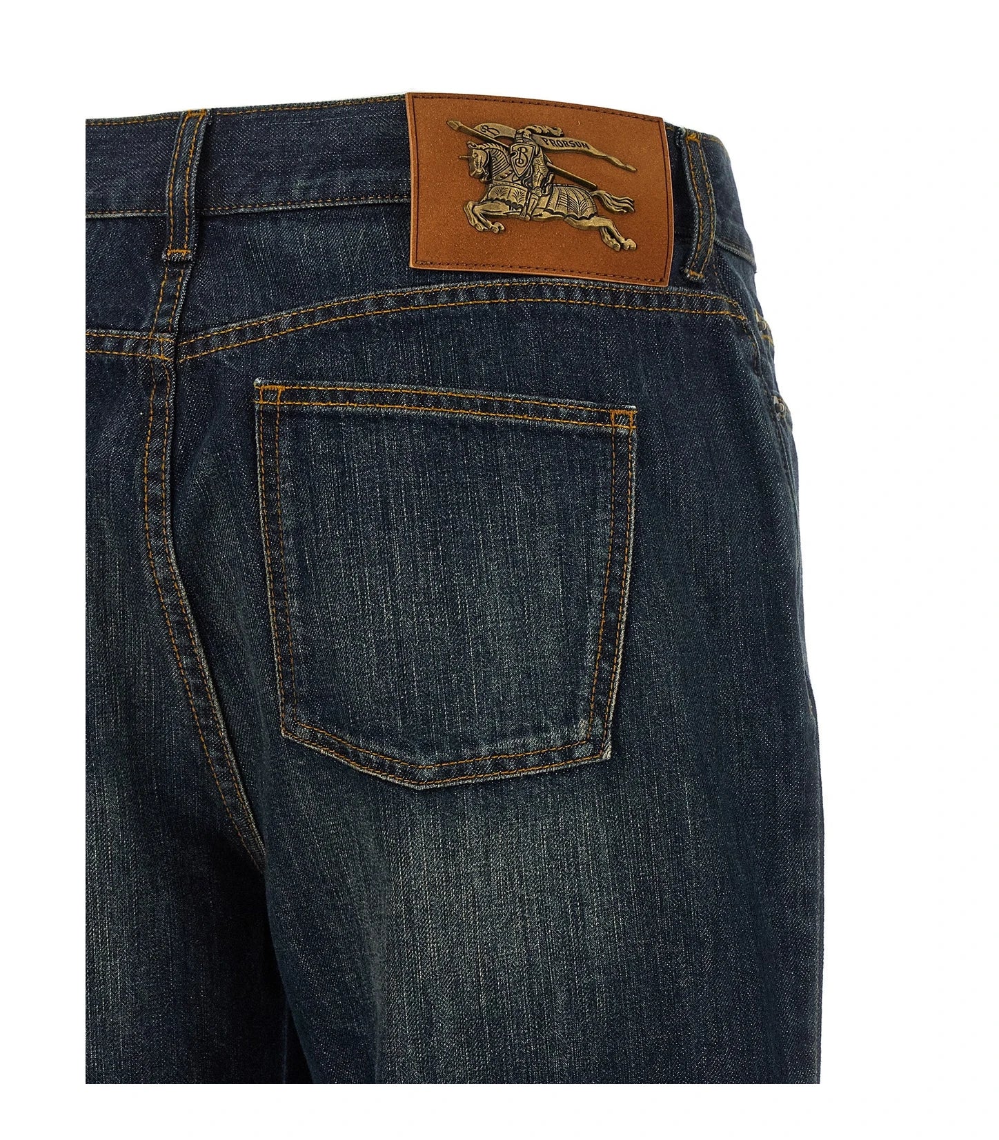 Burberry Jean in blue, Cotton — view 4