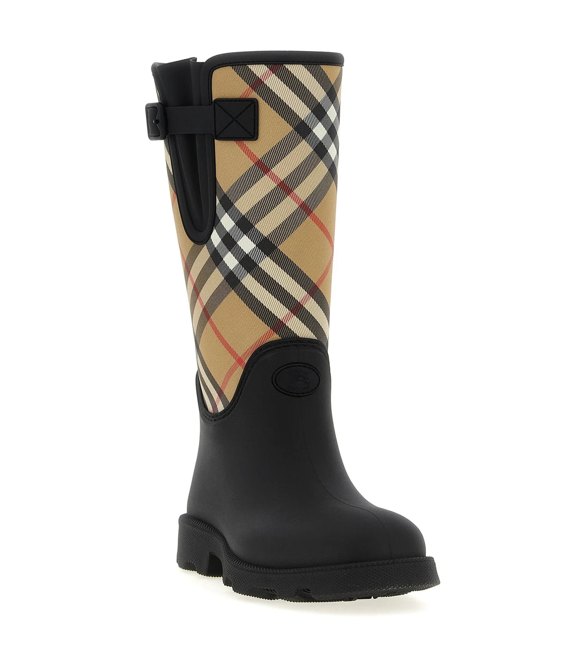 Burberry Knee High Boots in black, Rubber — view 2
