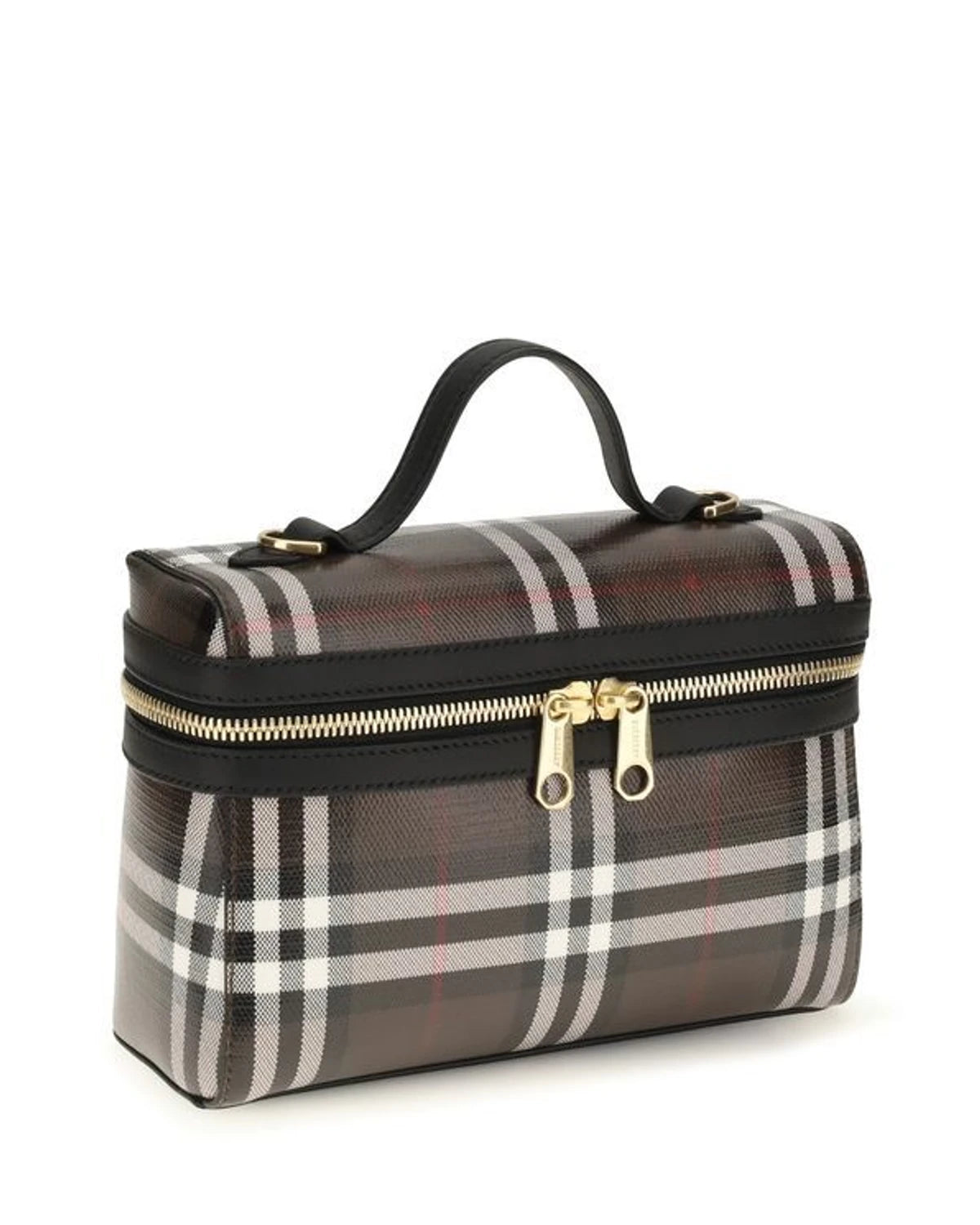 Burberry Makeup Bag in brown, Cotton — view 2