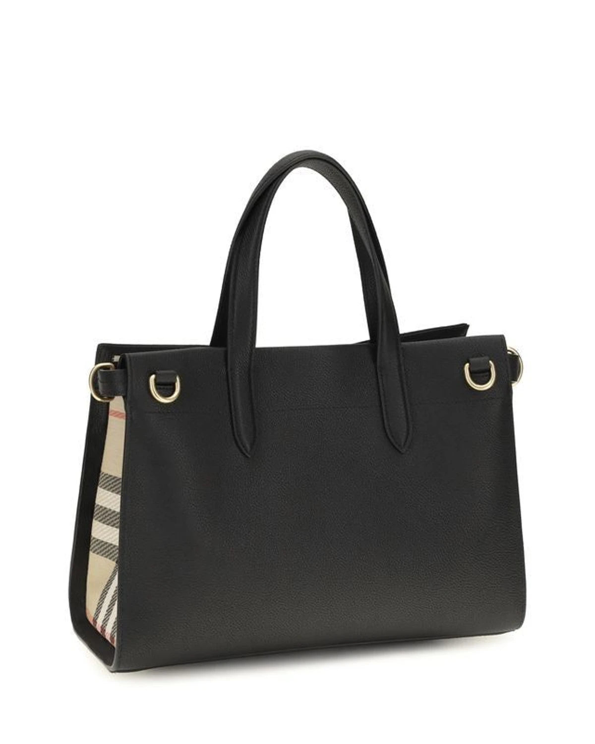 Burberry Satchel Bag in black, Cotton — view 3
