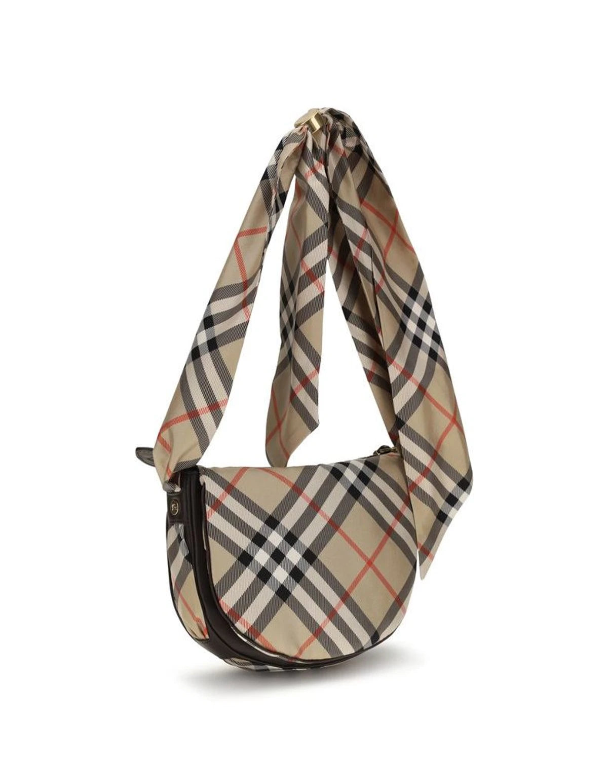 Burberry Shoulder Bag in beige, Silk — view 3