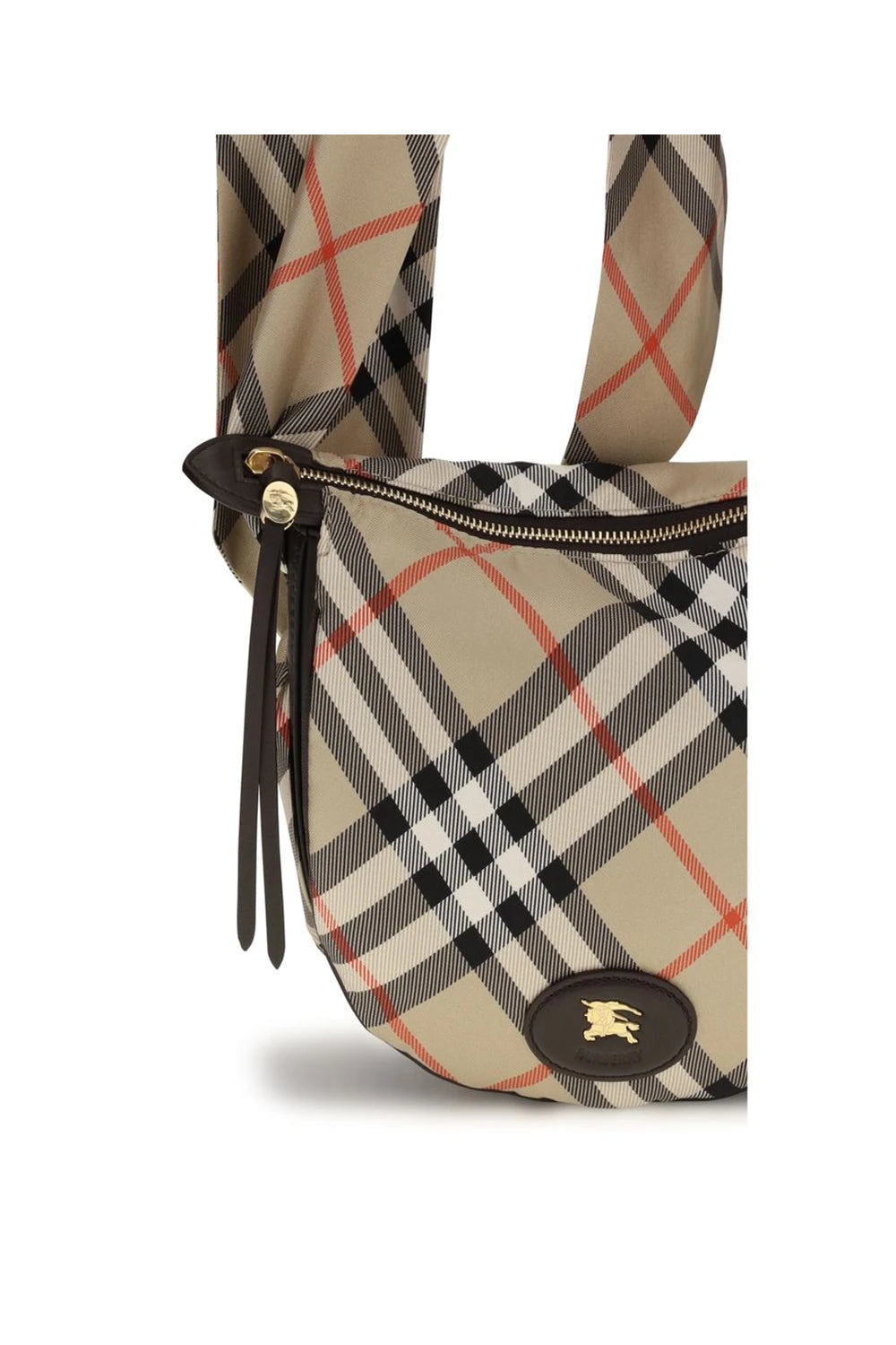Burberry Shoulder Bag in beige, Silk — view 4