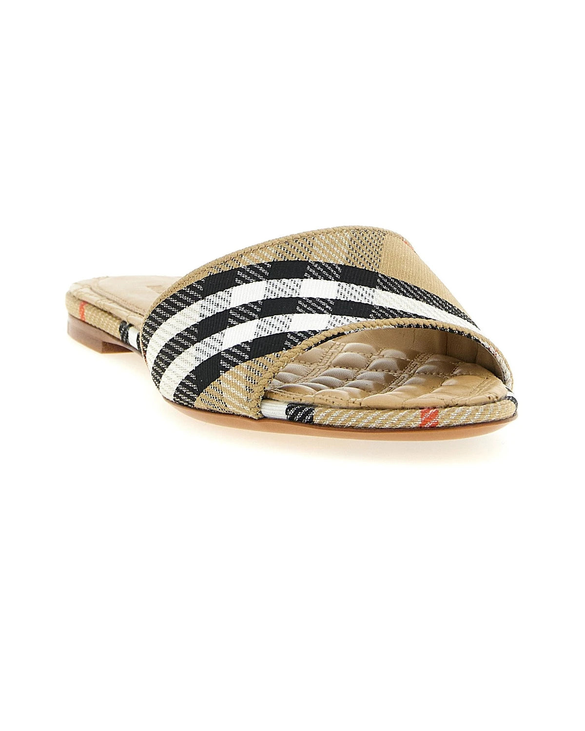 Burberry Slides in beige, Polyester — view 2