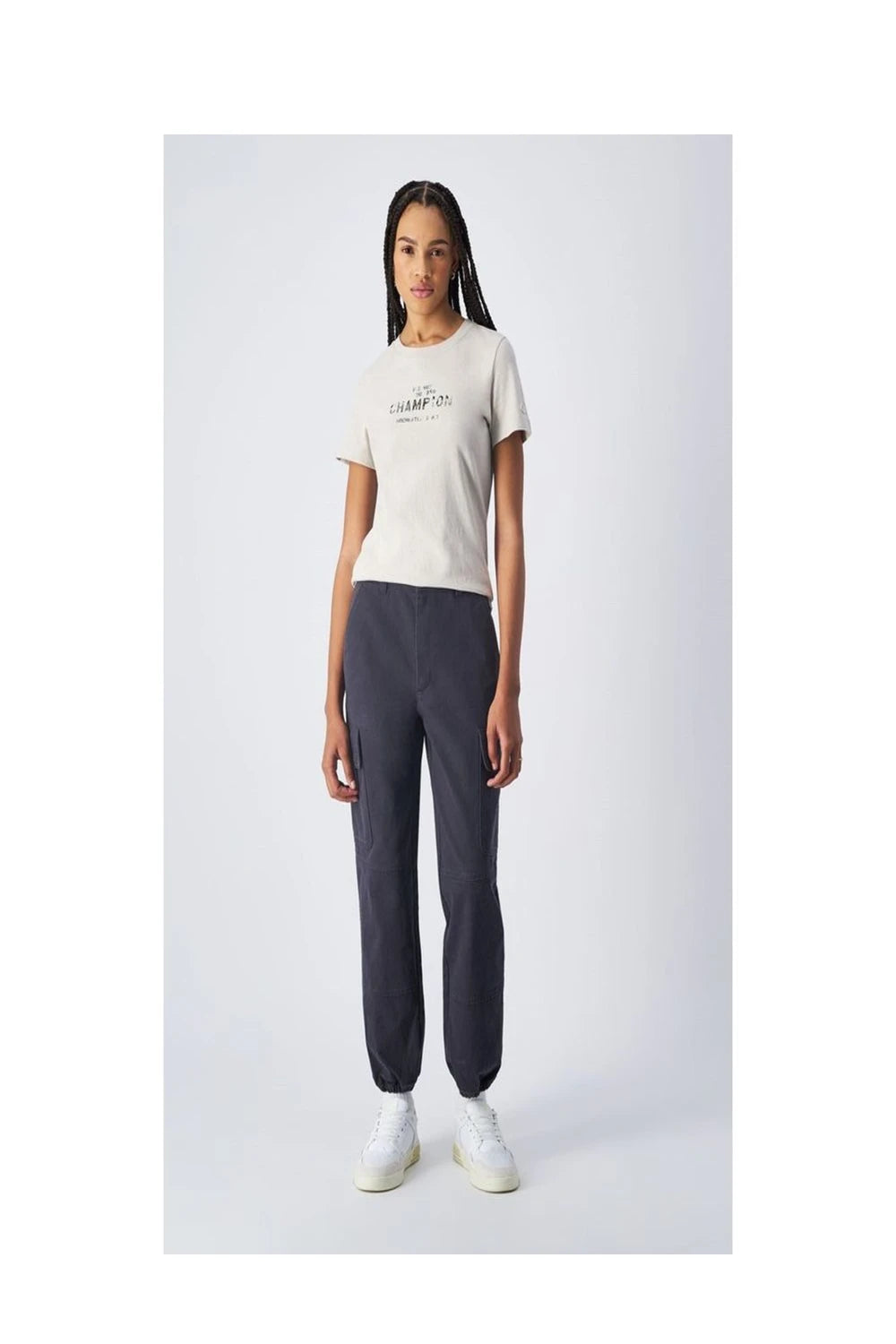 Champion Cargo Pant in navy, Cotton — view 4