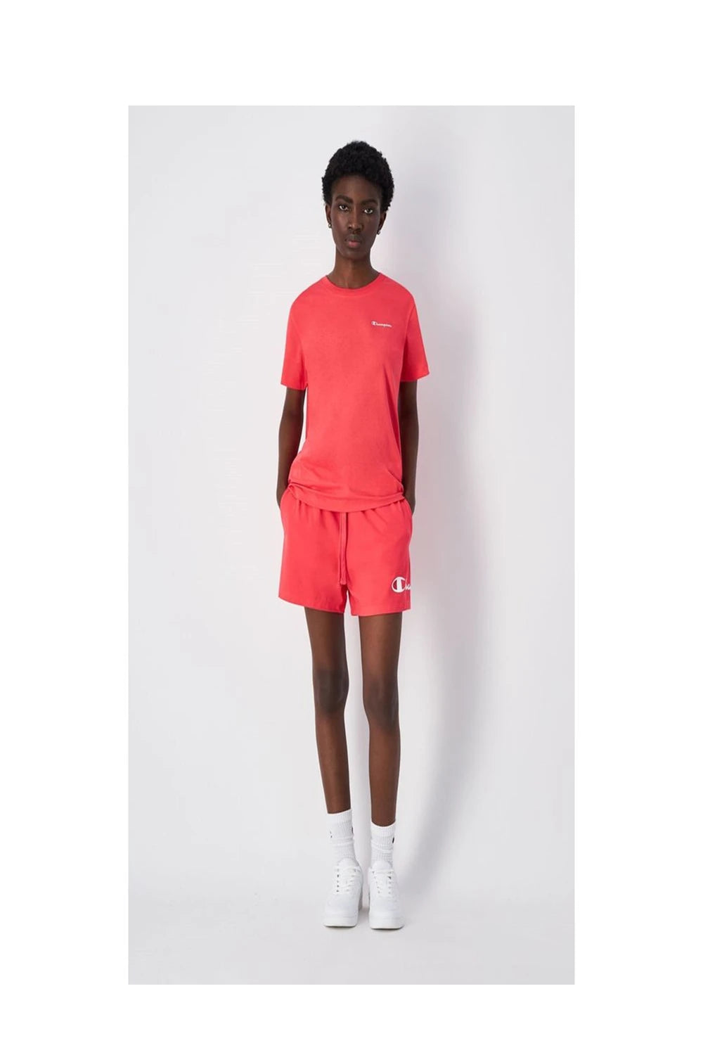 Champion Short in pink, Cotton — view 4