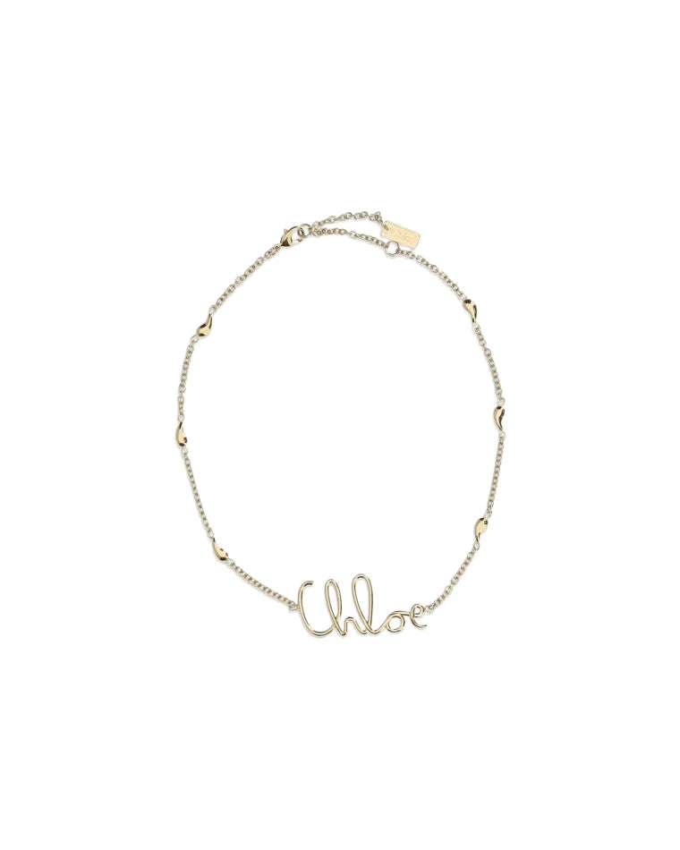 Chloe Gold Brass Necklace Necklaces