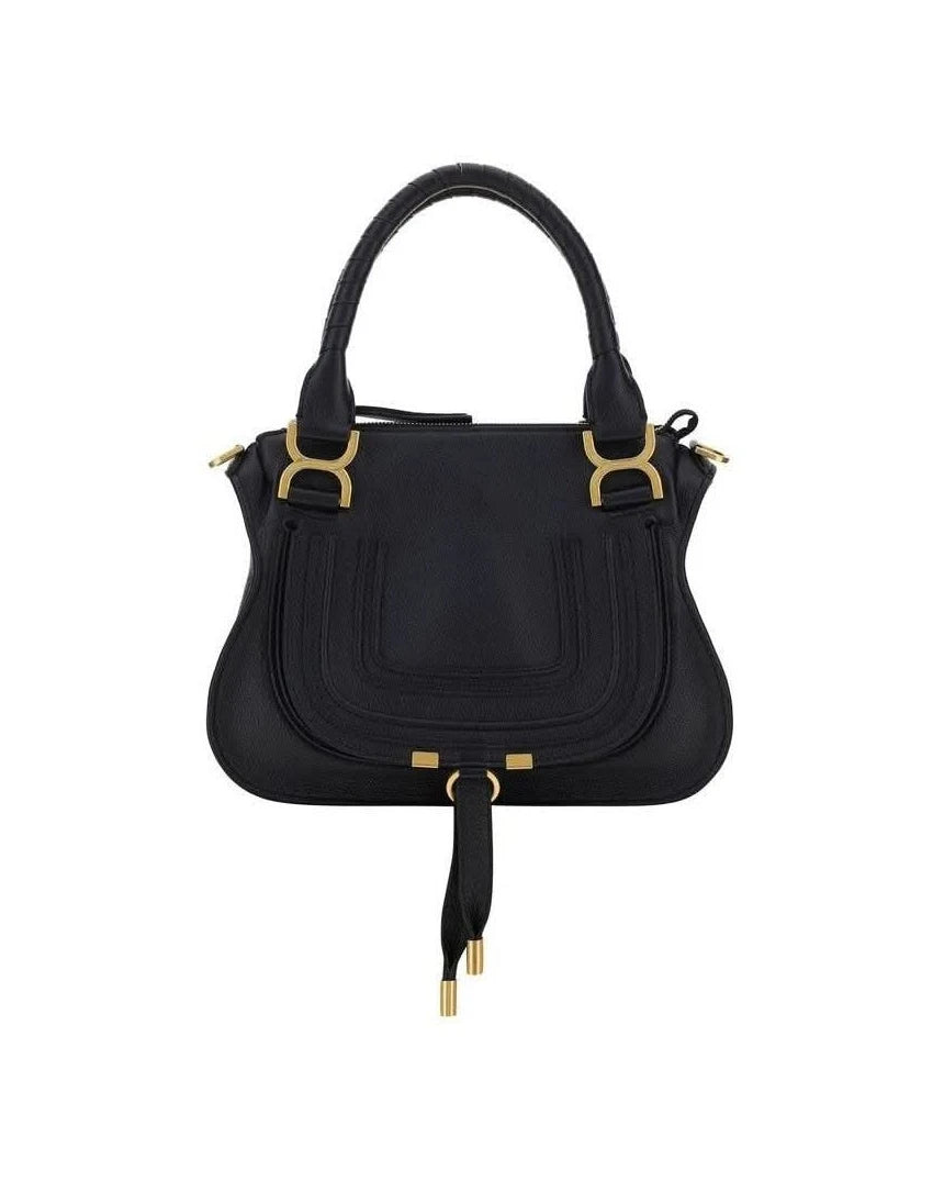 Chloé Black Calf Leather Bos Taurus Shoulder Bag