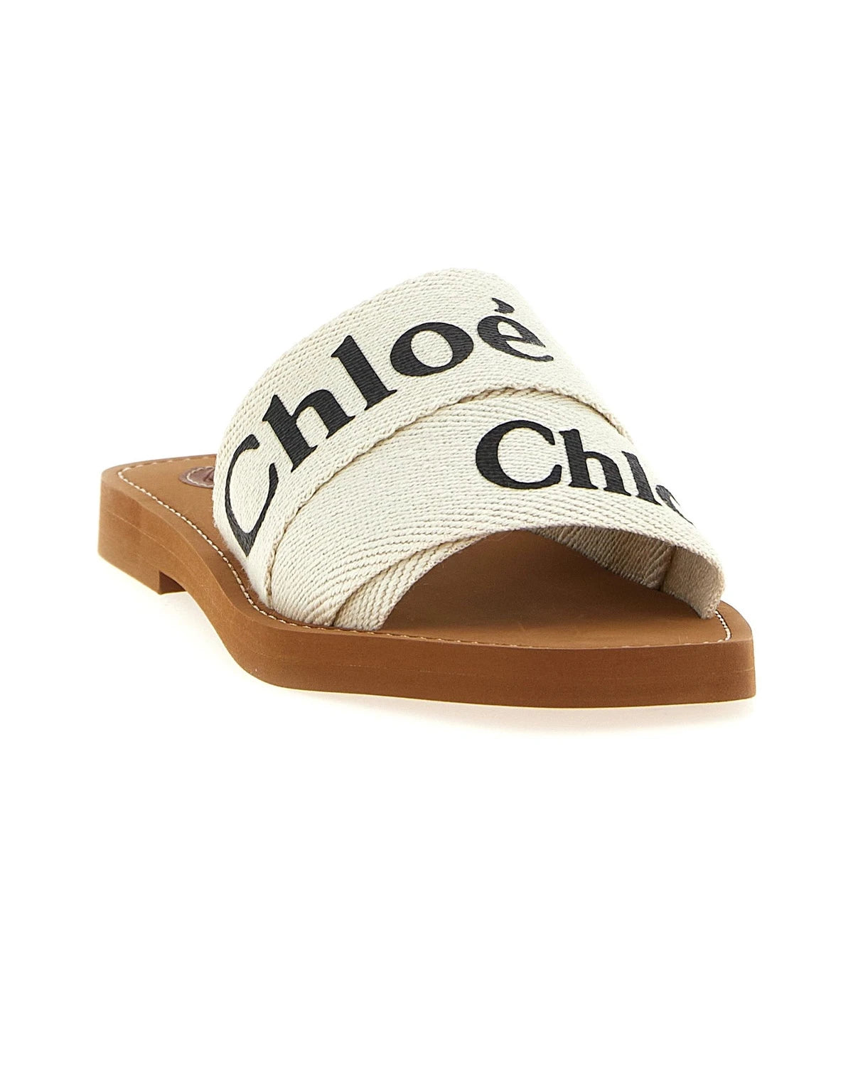 Chloé Sandals in white, Linen — view 2