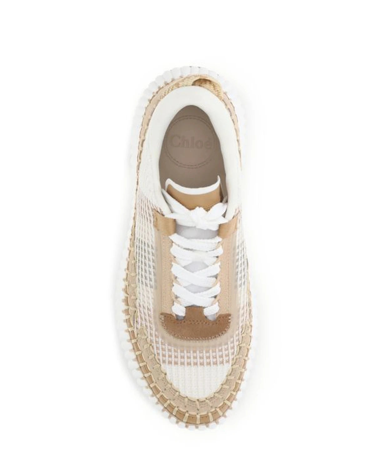 Chloé Sneakers in beige, Polyester — view 4