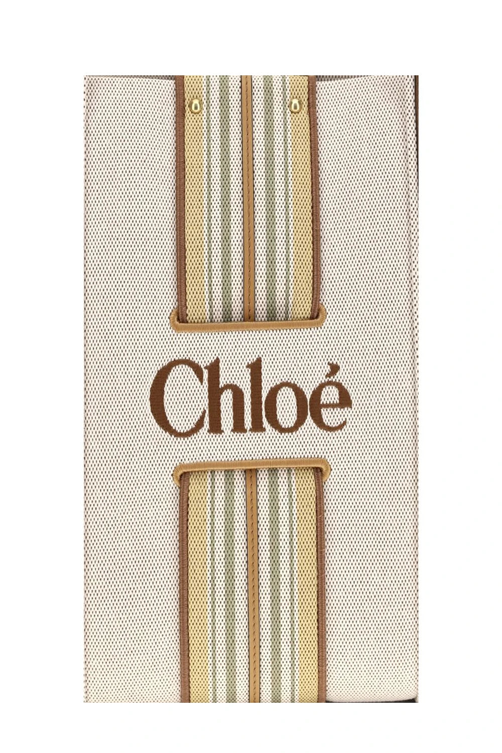 Chloé Tote Bag in beige, Cotton — view 4