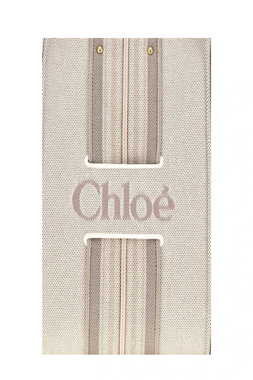 Chloé Tote Bag in beige, Cotton — view 4