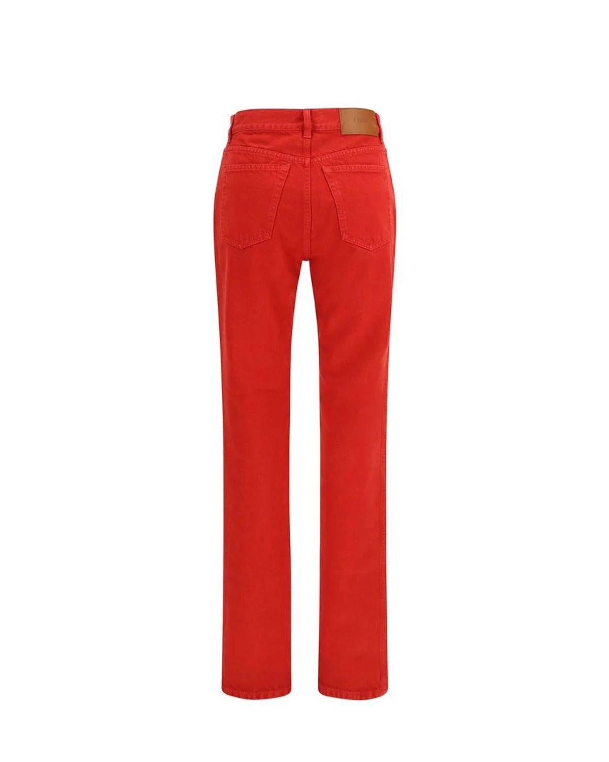 Chloé Trouser in red, Cotton — view 2