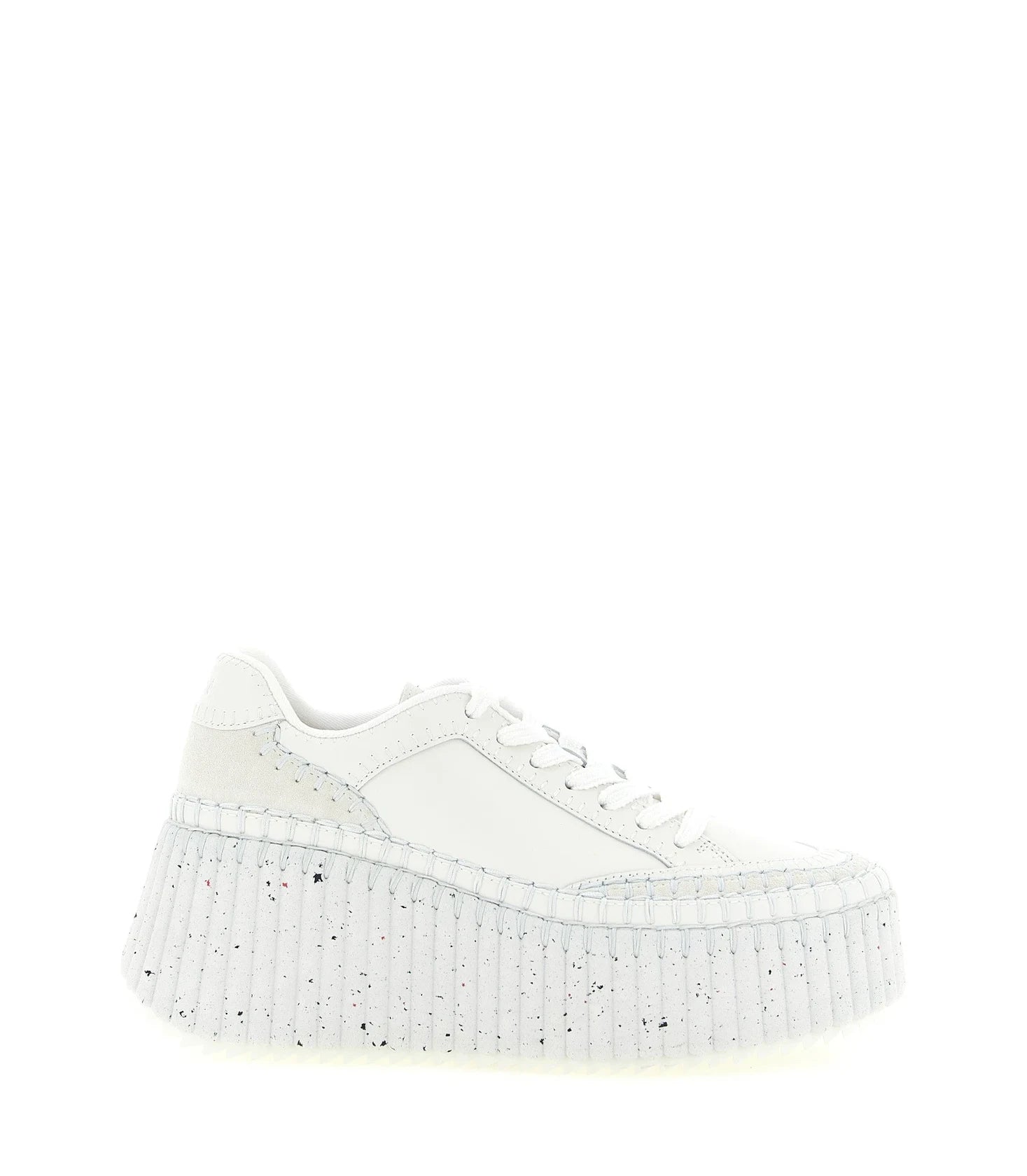 Chloé Wedges in white, Polyester