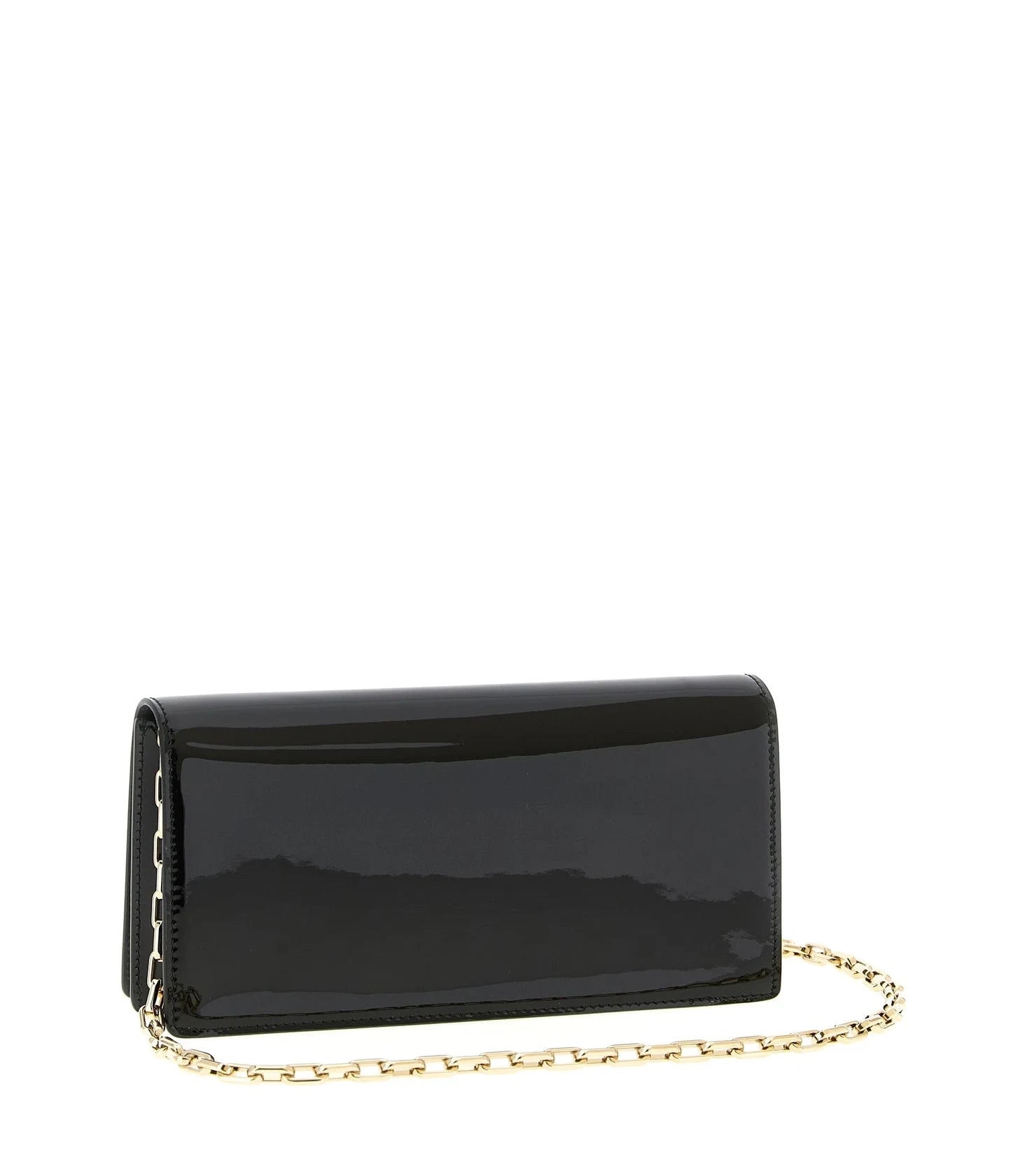 Christian Louboutin Envelope Clutche in black, Calfskin Leather — view 2