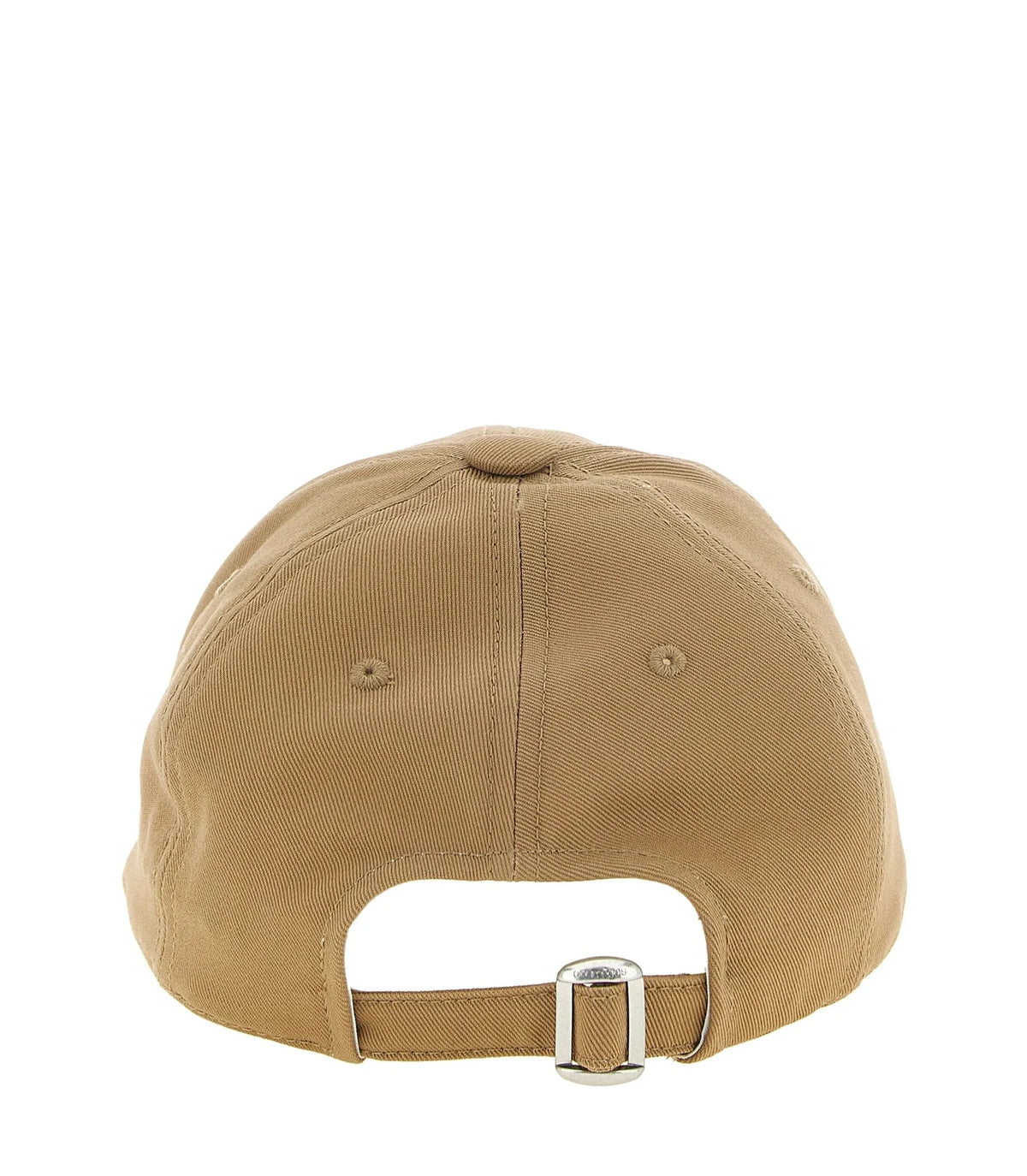 Courrèges Baseball Cap in beige, Cotton — view 3