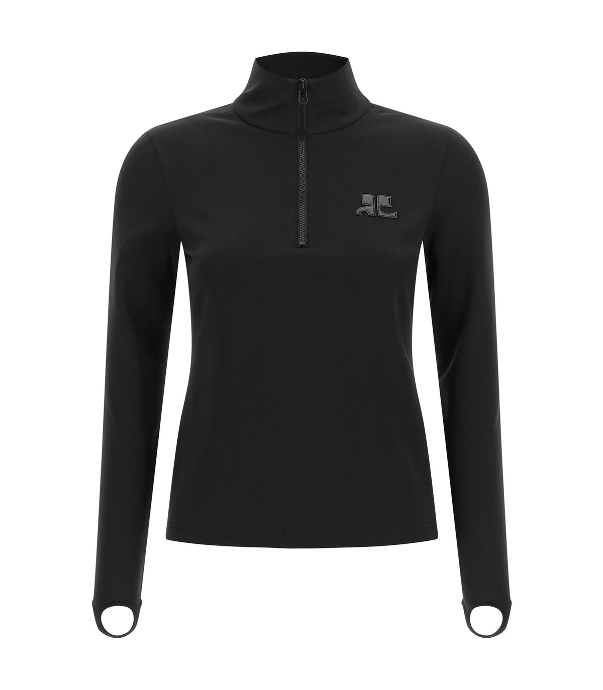 Courrèges Cardigan in black, Polyamide