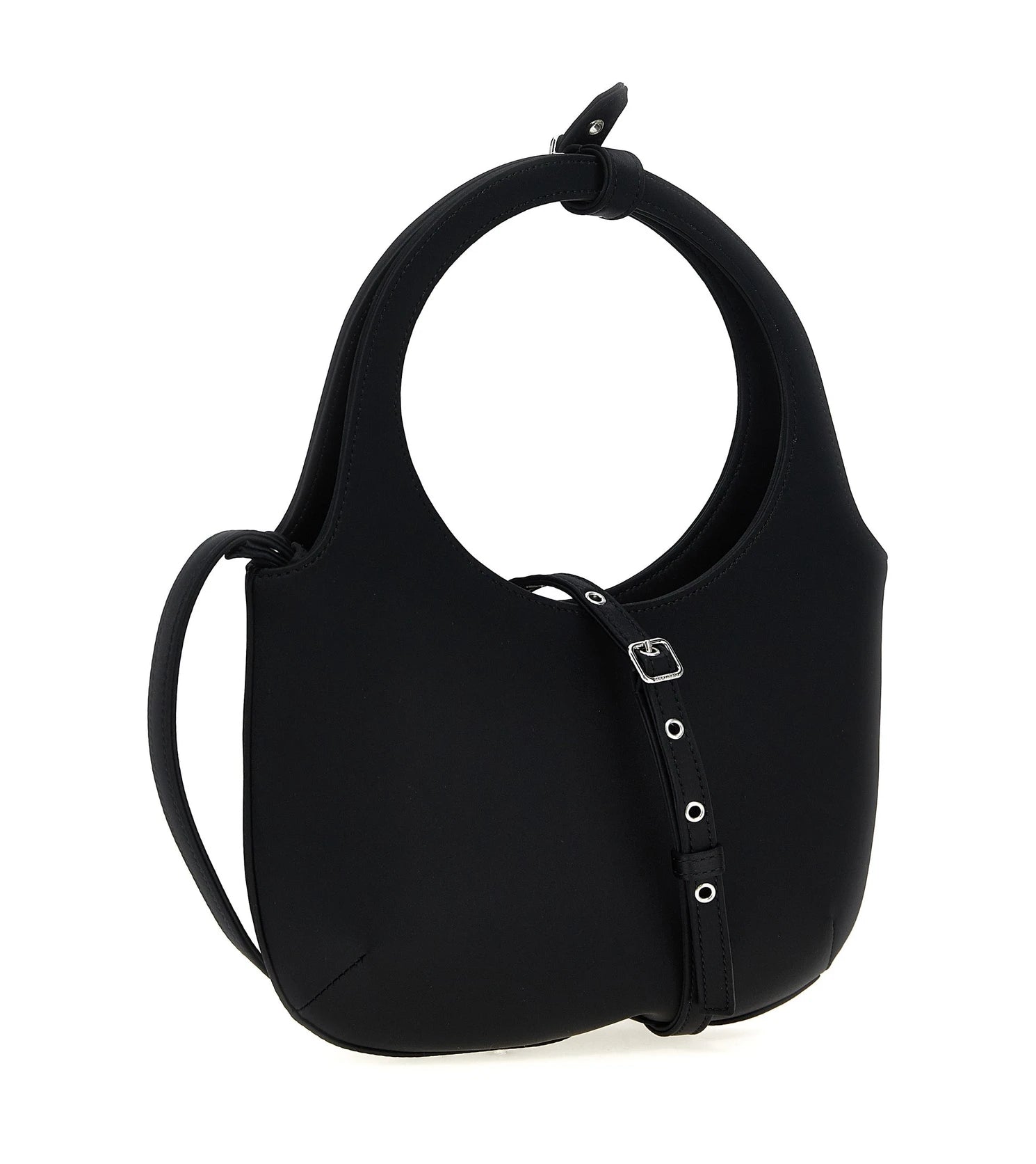 Courrèges Shopper Bag in black, Polyester — view 2