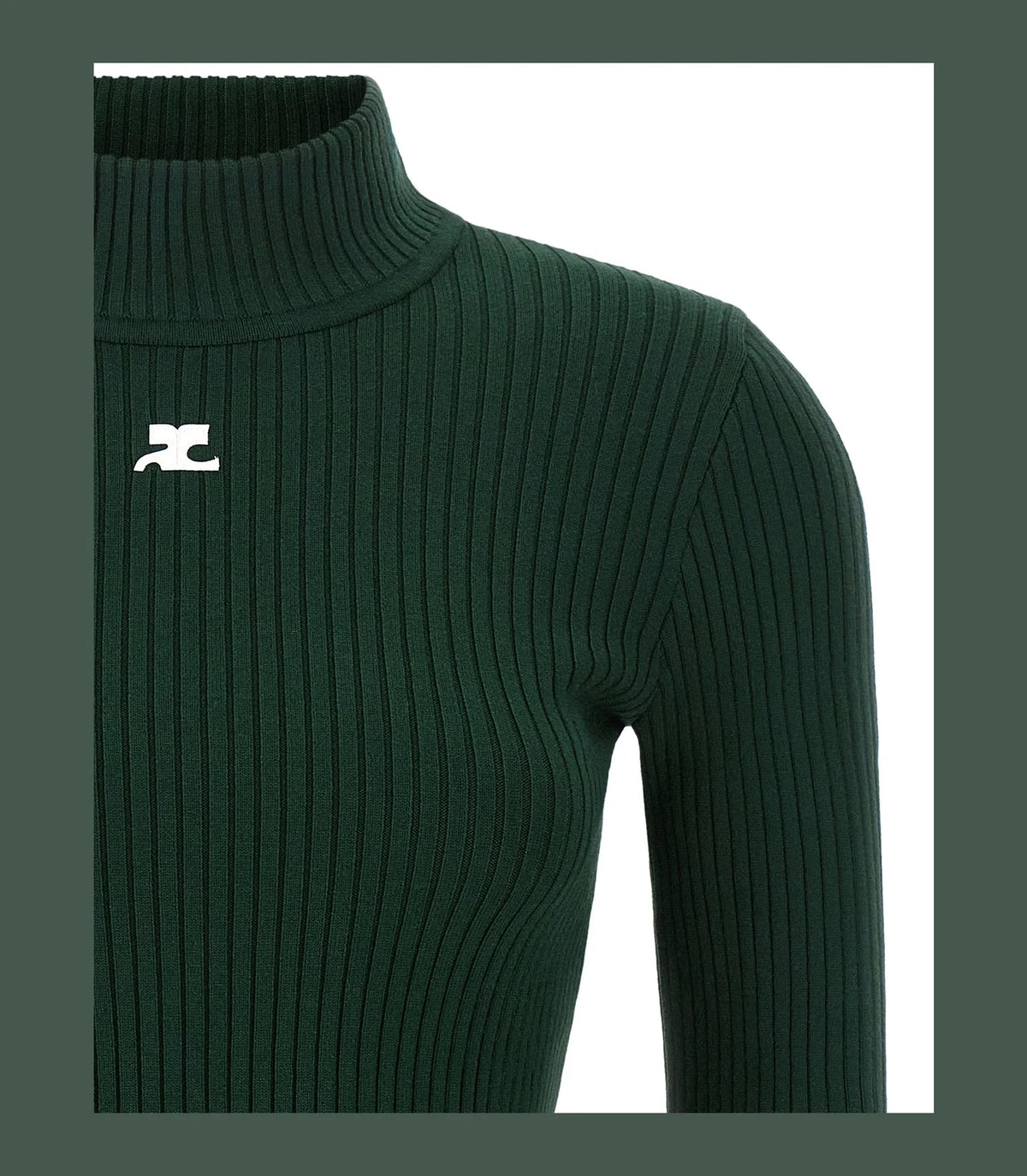 Courrèges Sweater in green — view 3